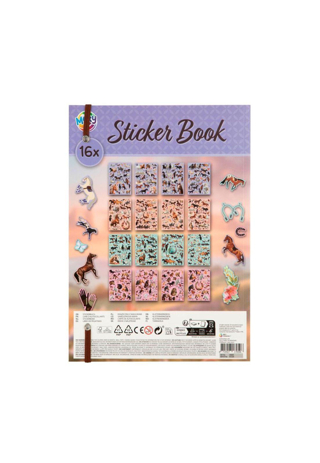 Libro Stickers Caballos Moxy-2