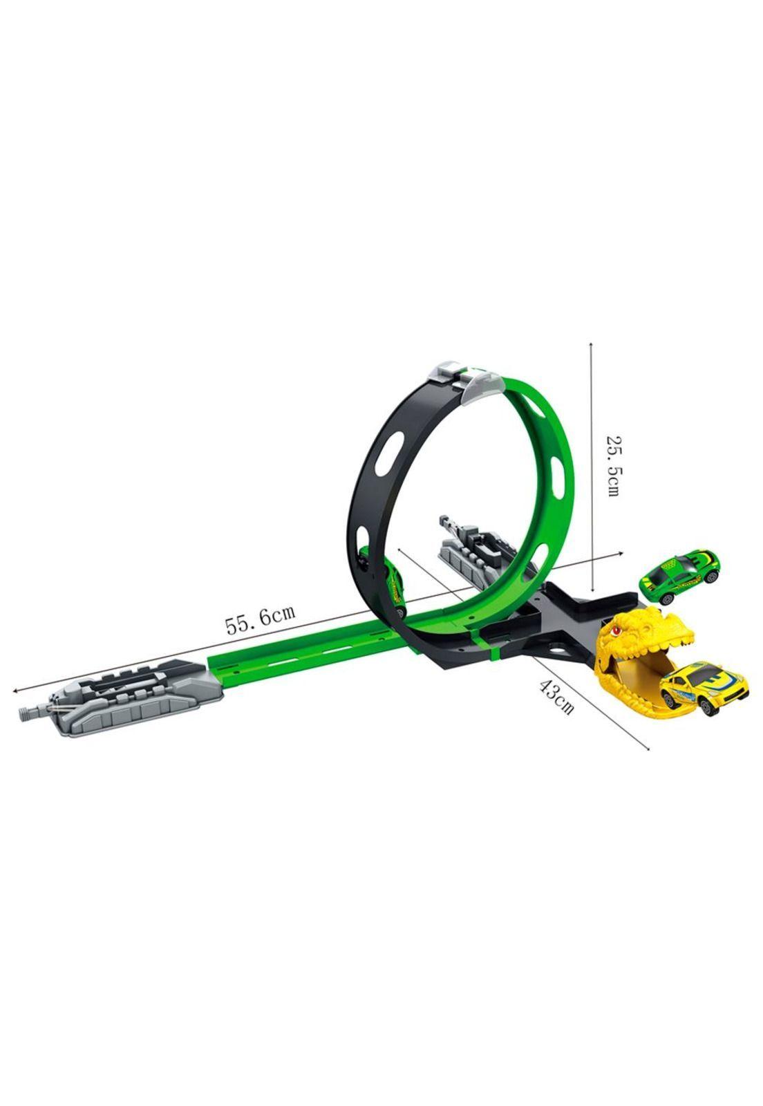 Pista de Auto Track Max Power Verde Racing Track-2