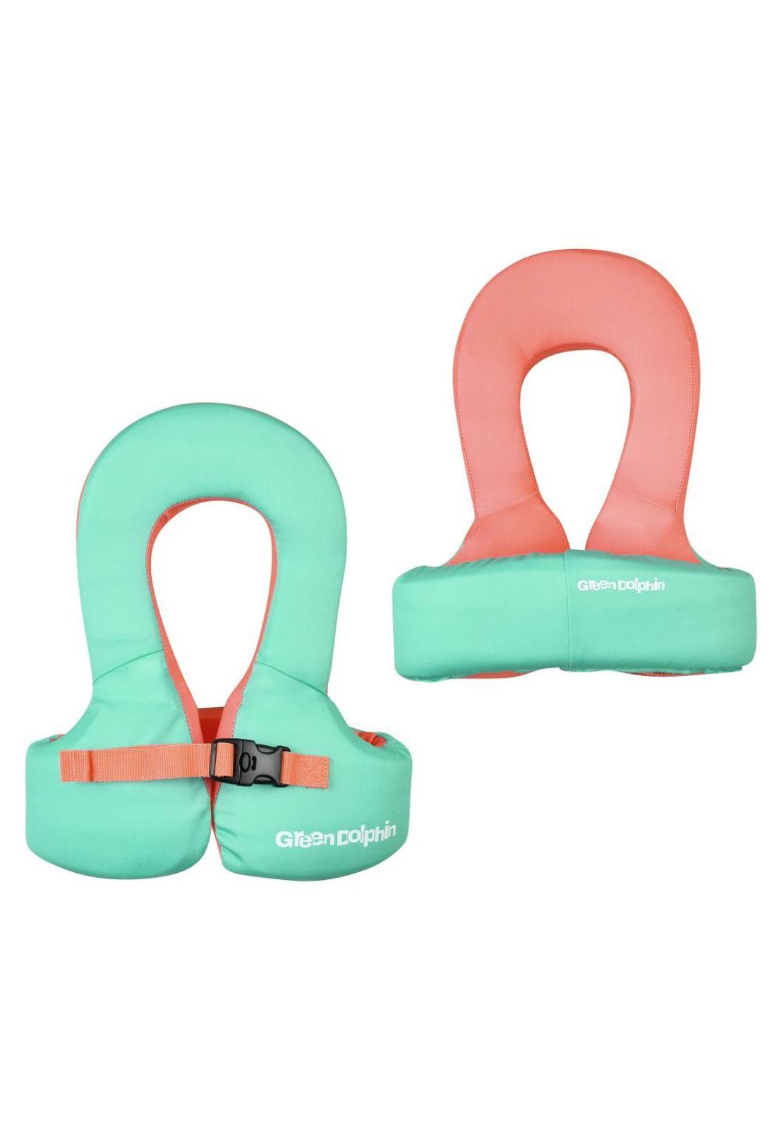 Chaleco Flotador Infantil Green Lock Verde Agua Green Dolphin-2