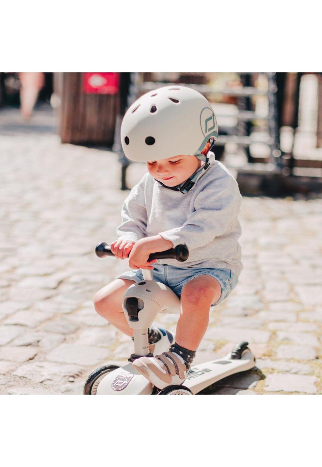 Casco Ajustable XXS-S Ash Scoot and Ride-4