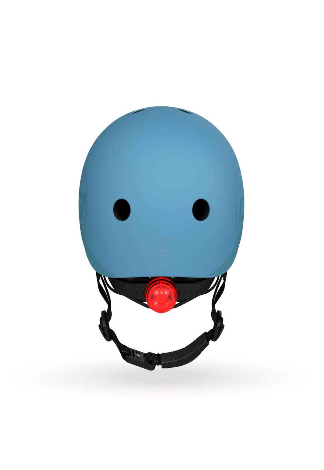 Casco Ajustable S-M Acero Scoot and Ride-2