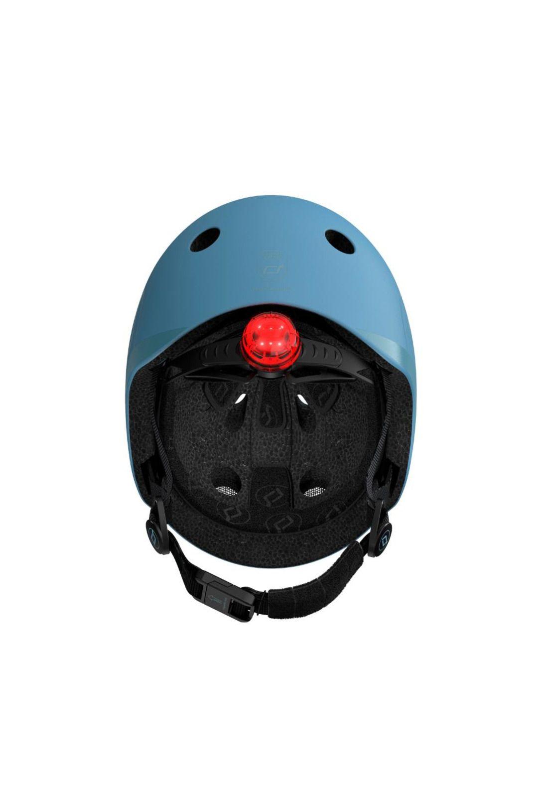 Casco Ajustable S-M Acero Scoot and Ride-3