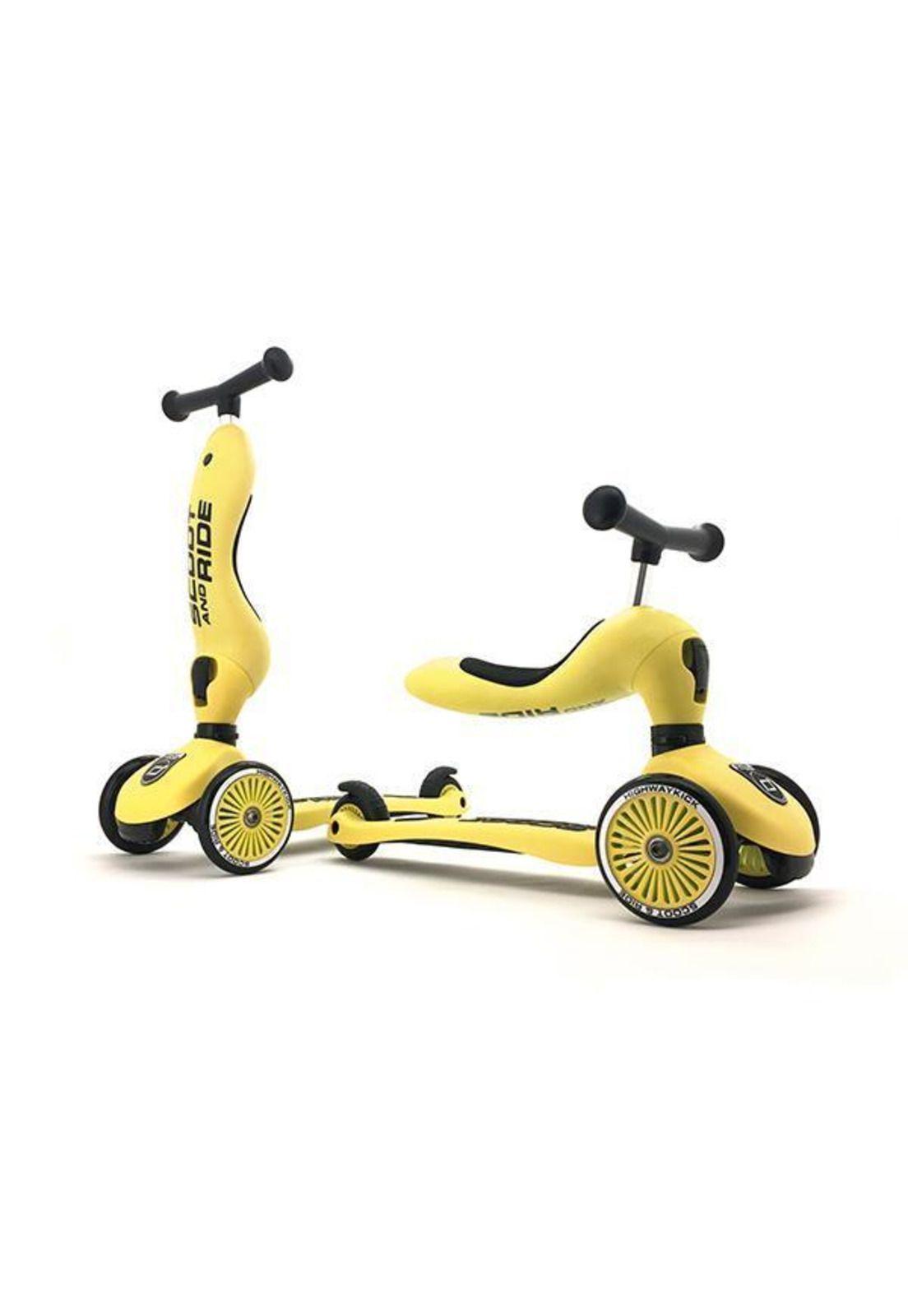 Scooter 2 En 1 Highwaykick 1 Lemon Scoot and Ride-2