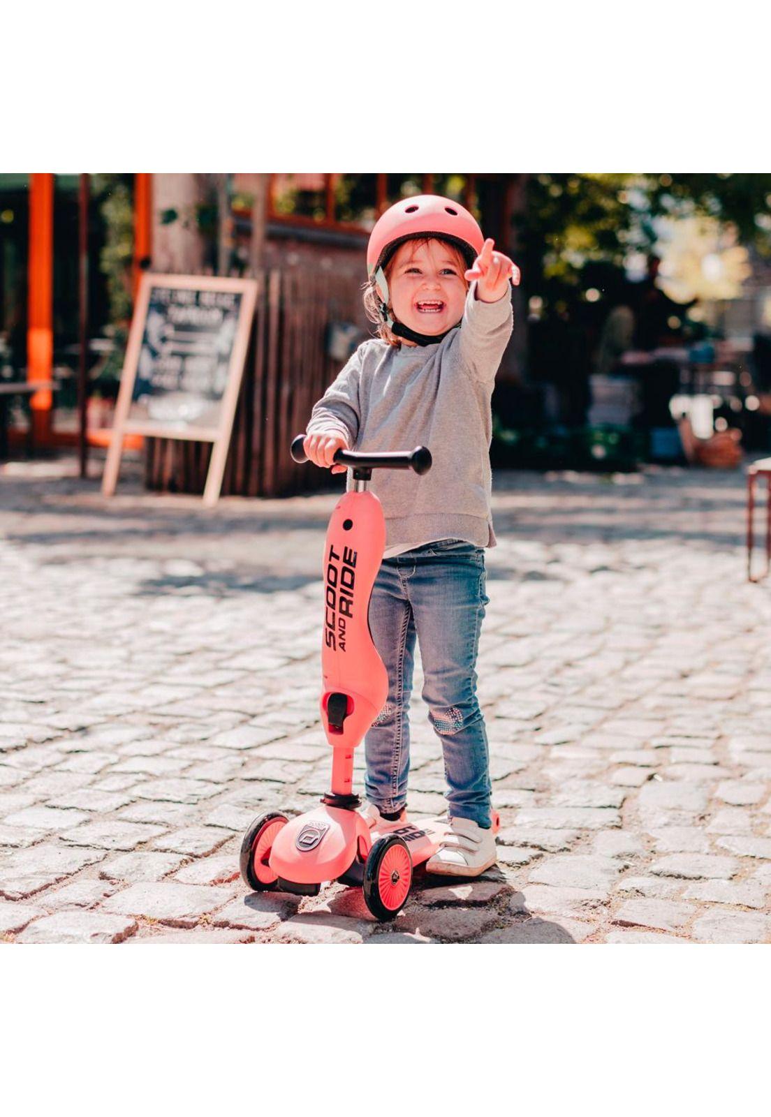 Scooter 2 En 1 Highwaykick 1 Peach Scoot and Ride-4