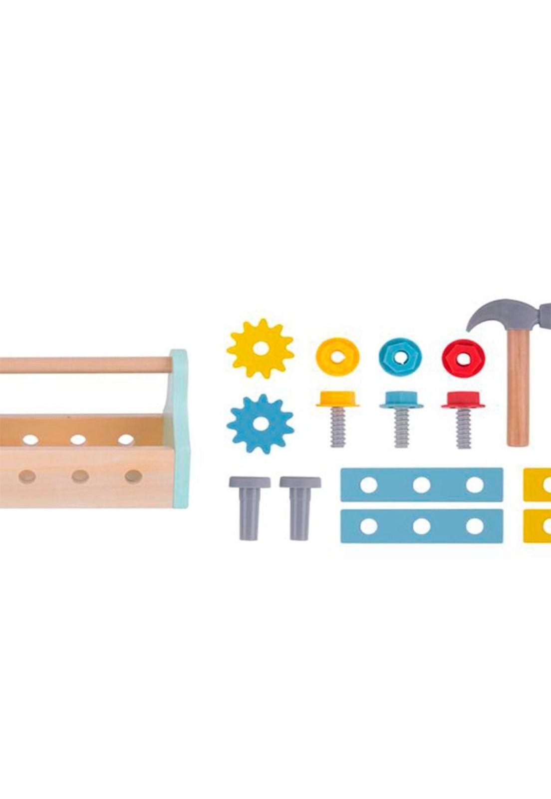 Caja de Herramientas de Madera Tooky Toy-1