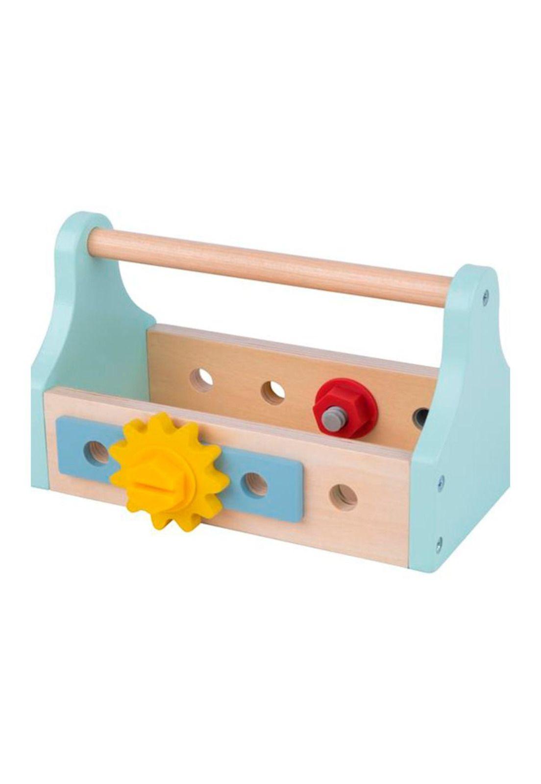Caja de Herramientas de Madera Tooky Toy-2