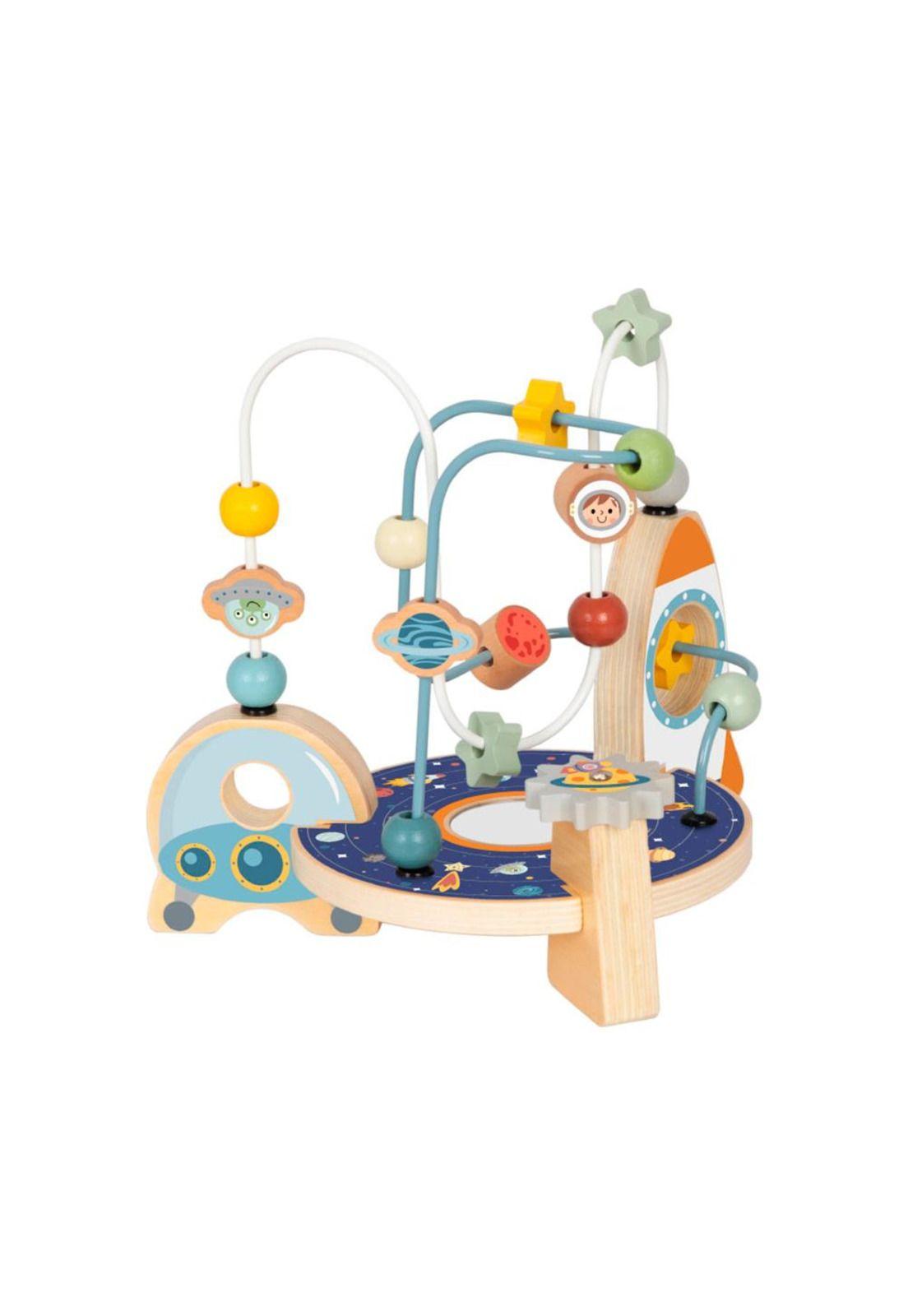 Laberinto Espacial de Madera Tooky Toy-3
