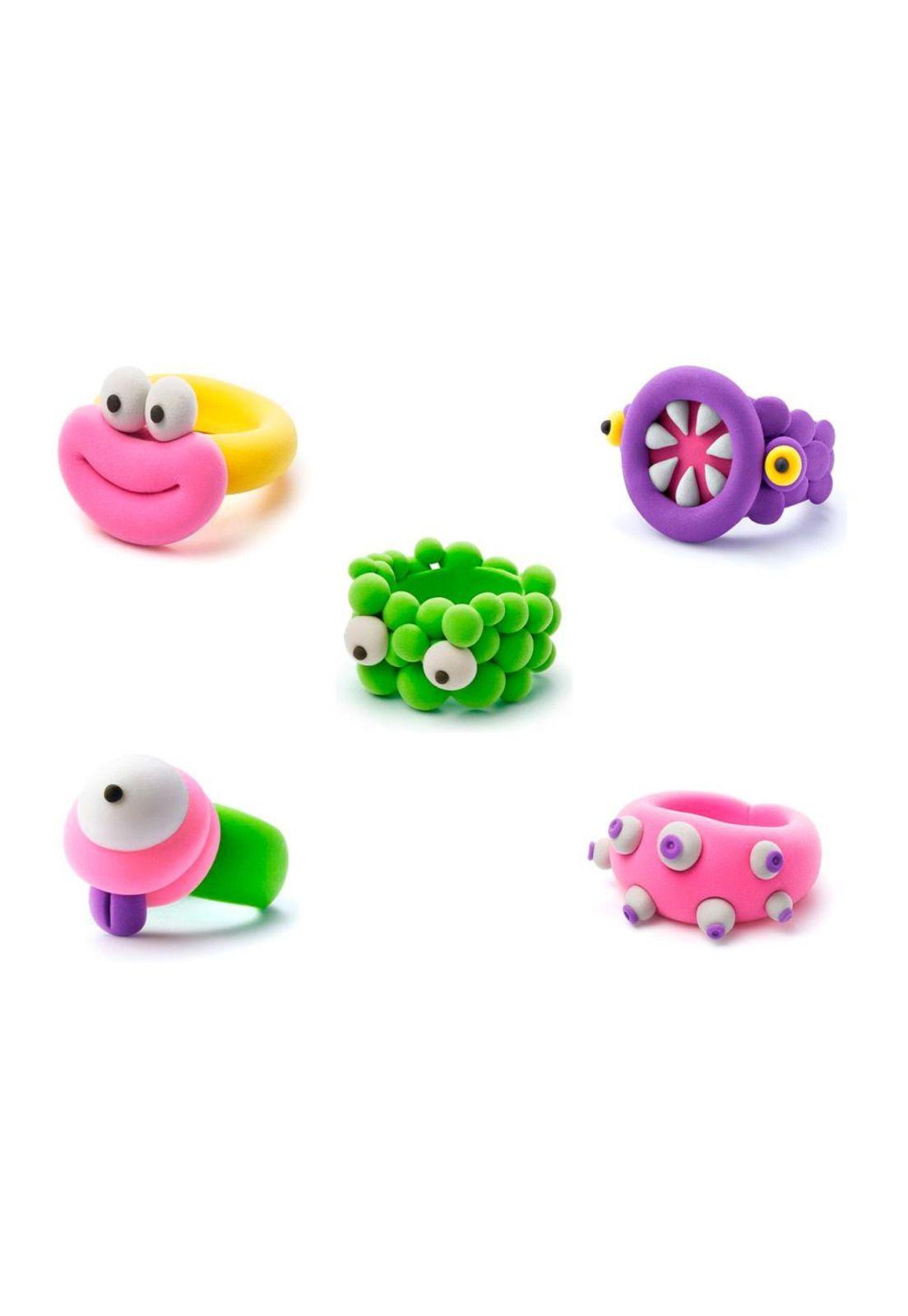 Bijou: Anillos Aliens 3 Potes Hey Clay-3