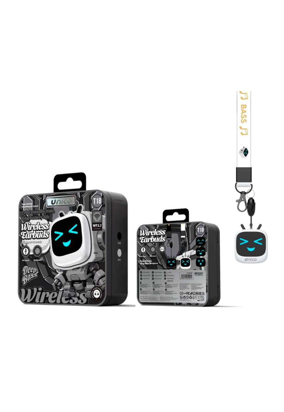 Audifonos Inalámbricos Gris Unico-2