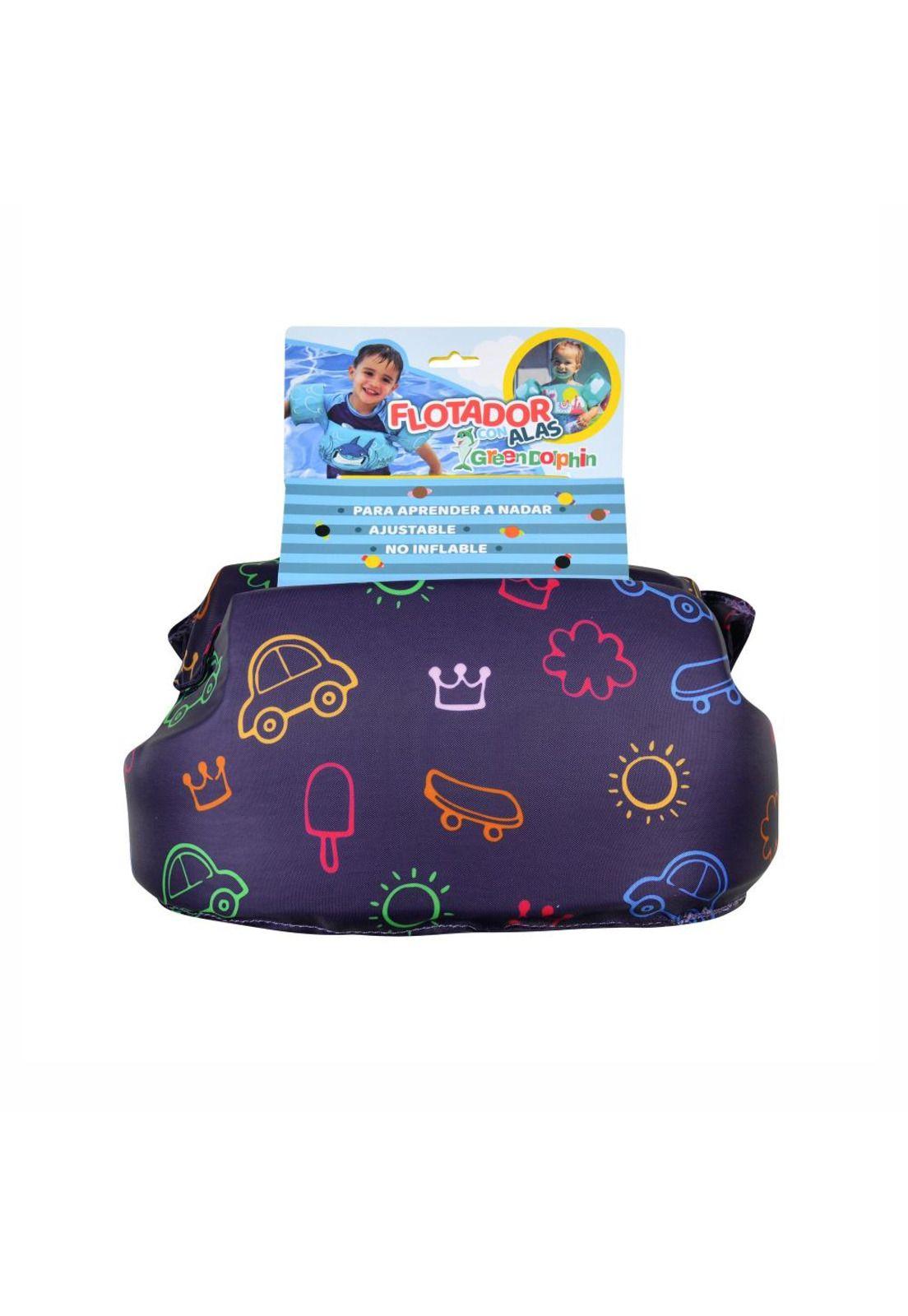 Flotador con Alitas Autos Azul Green Dolphin-2