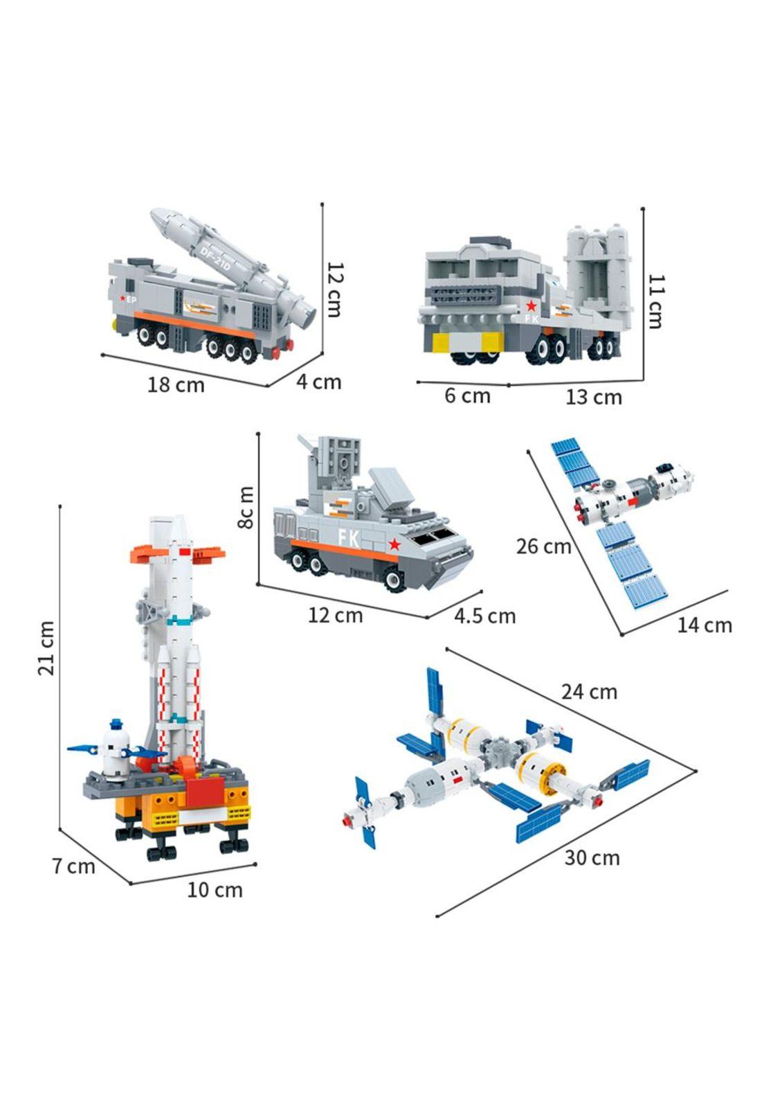 Set de Bloques de Construcción Pilares Aeroespaciales 151 Piezas BanBao-2
