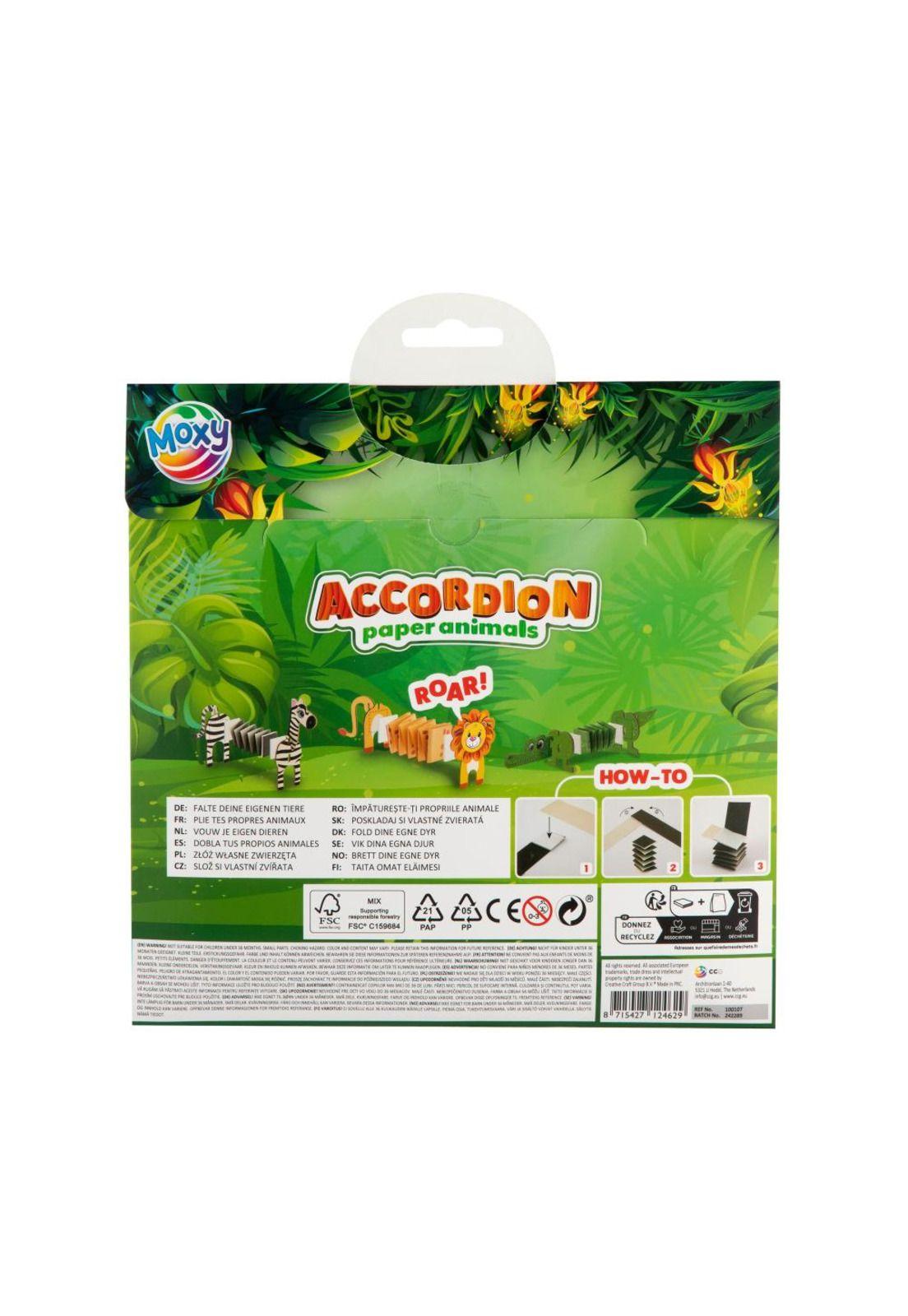 Animales de Papel Acordeon León Moxy-2