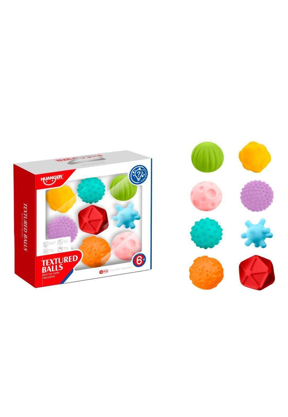 Pelotas con Textura 8 Piezas Huanger-2