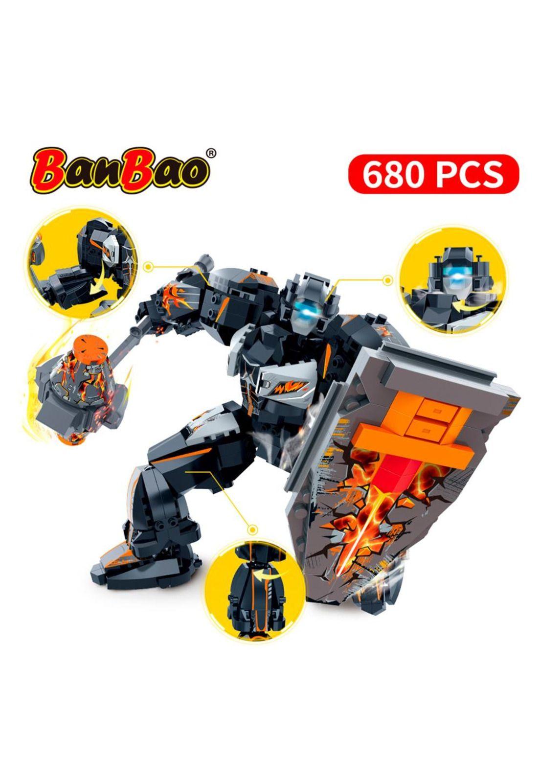 Set de Bloques Robot Future Mech Warrior Sense Gris - BanBao-2