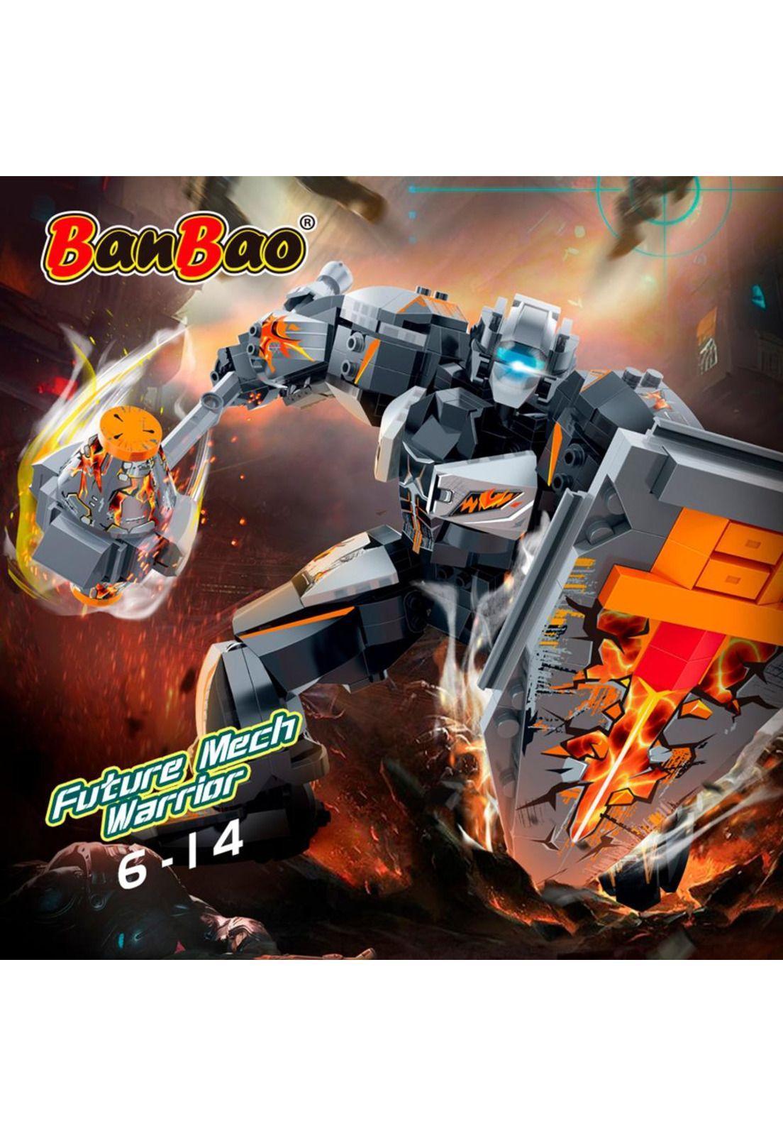Set de Bloques Robot Future Mech Warrior Sense Gris - BanBao-3