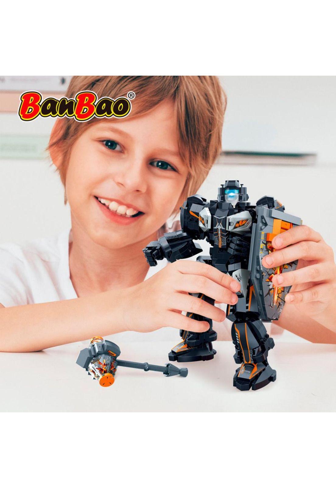 Set de Bloques Robot Future Mech Warrior Sense Gris - BanBao-5