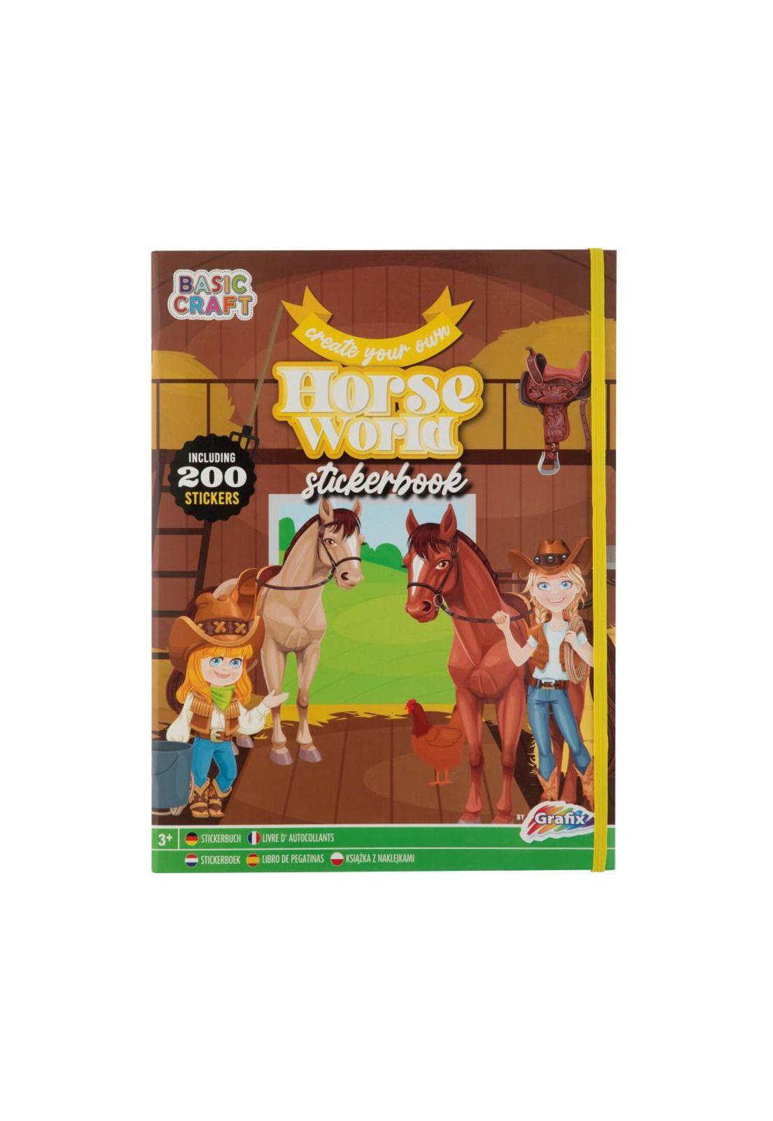Libro Stickers Mundo de Caballos Moxy-0