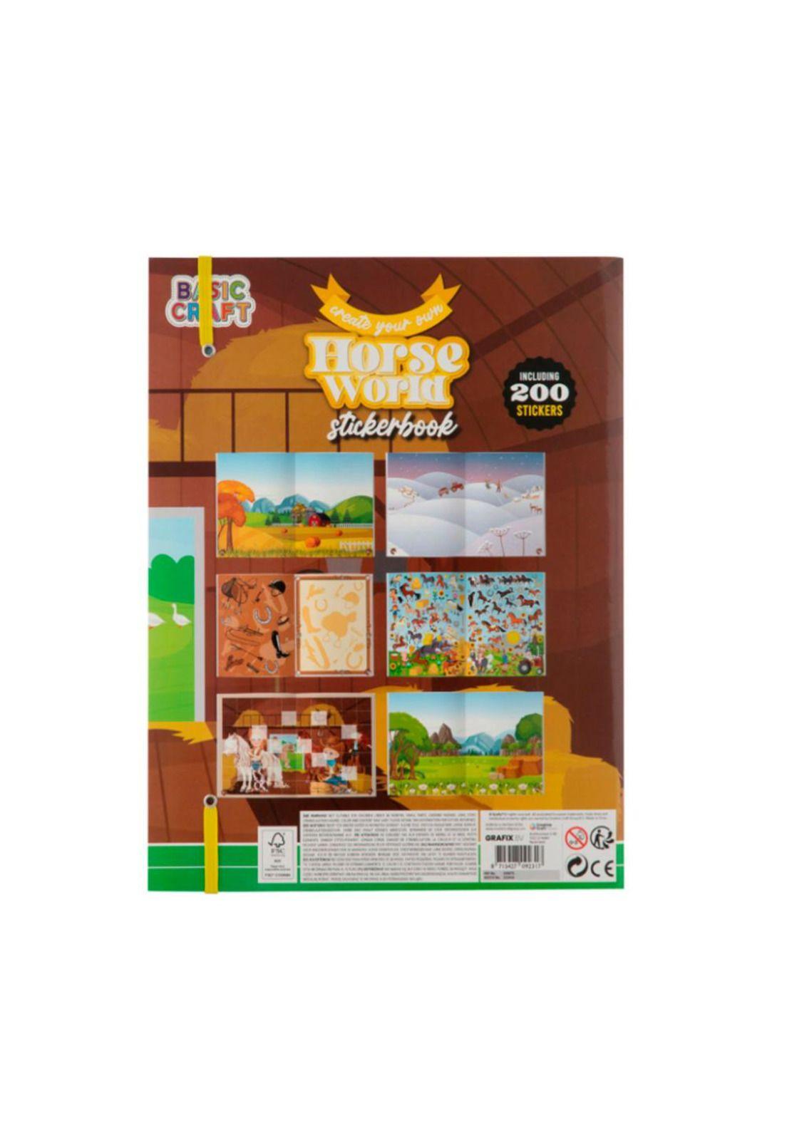 Libro Stickers Mundo de Caballos Moxy-1