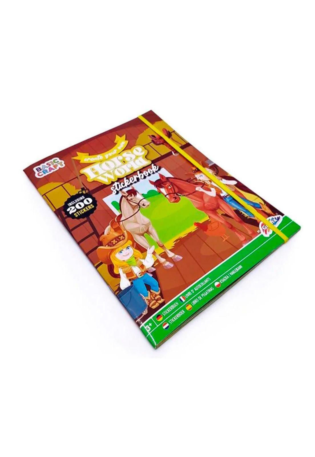 Libro Stickers Mundo de Caballos Moxy-2