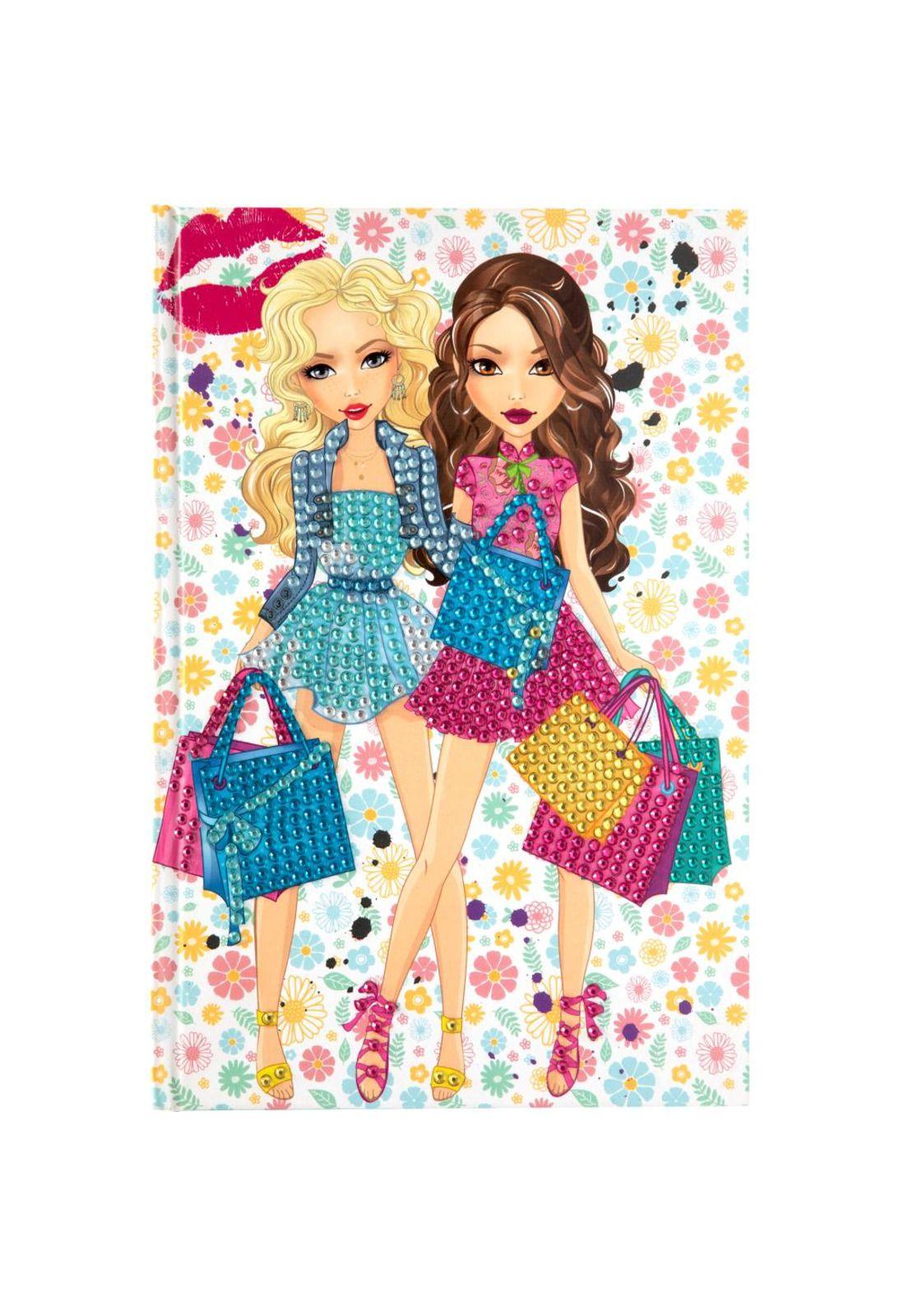 Cuaderno Pintura de Diamantes Celeste Besties-3