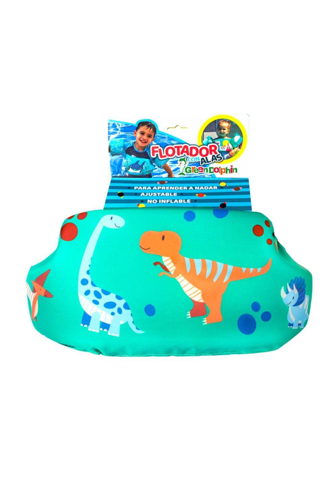 Flotador con Alitas Dinosaurio Verde Green Dolphin-2