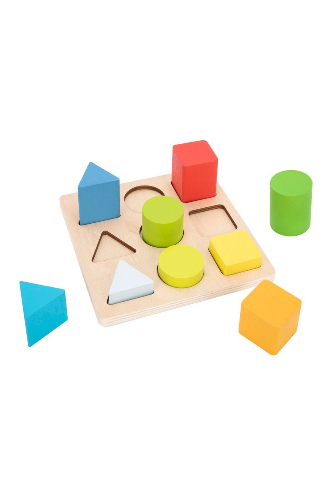 Rompecabezas Clasificador de Colores y Formas Tooky Toy-2