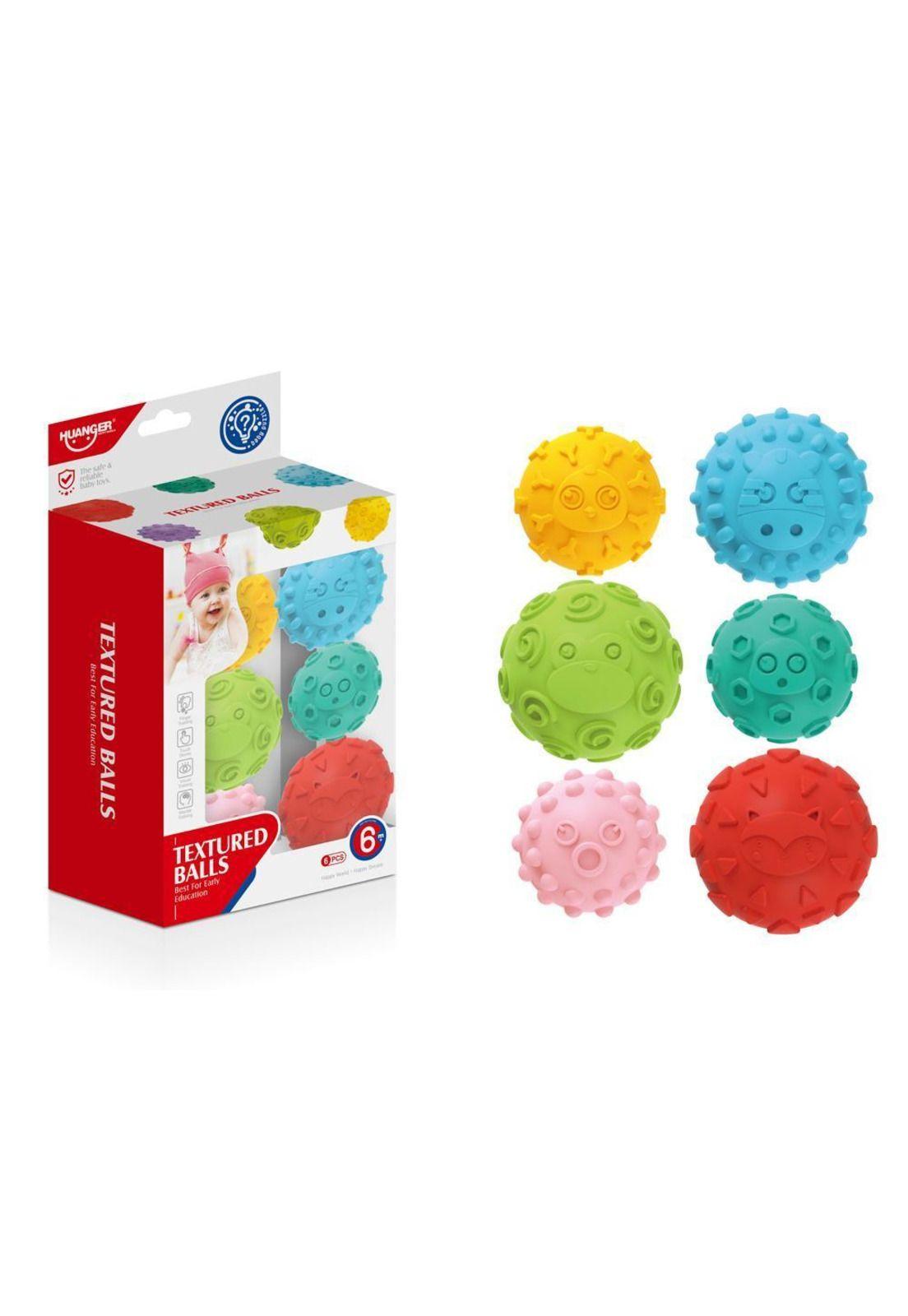 Pelotas con Textura 6 Piezas Huanger-2