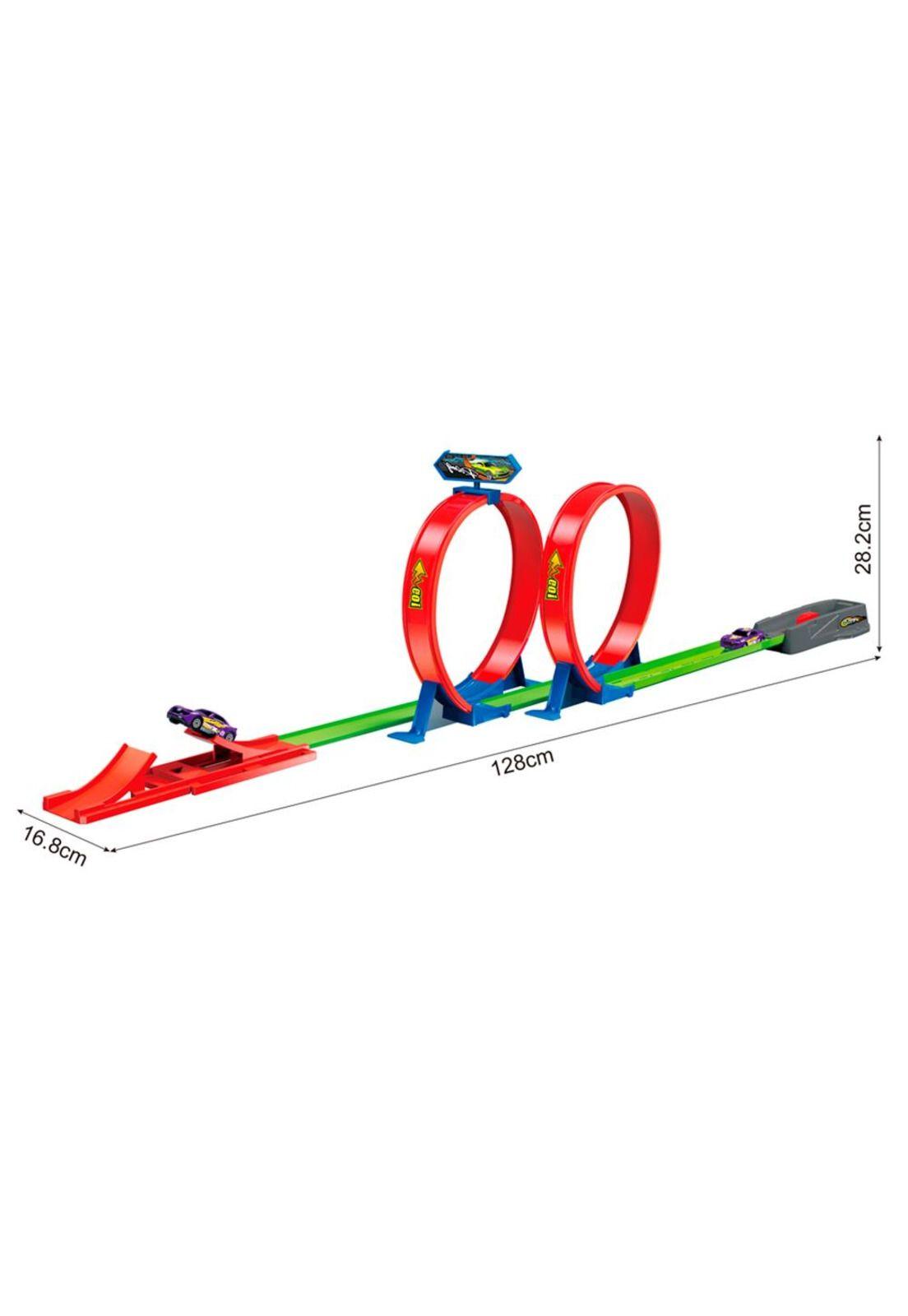 Pista de Auto Track Max Power Rojo Racing Track-2