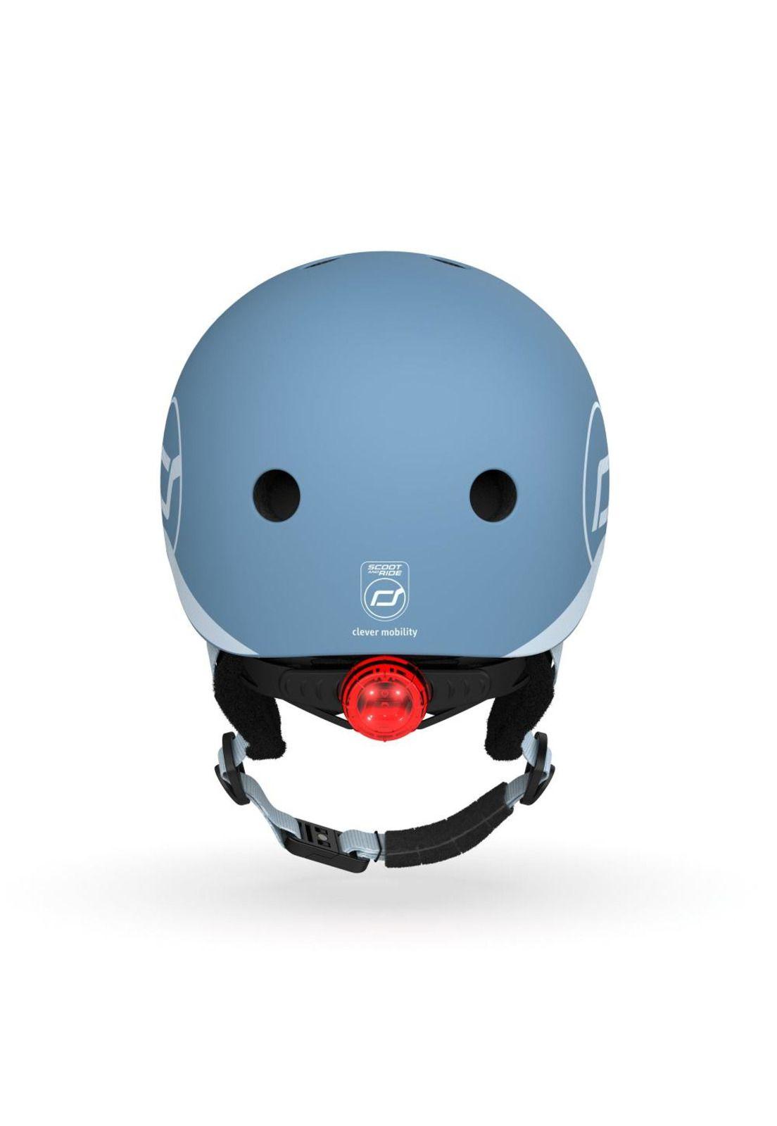 Casco Ajustable SKI XXS Steel Scoot and Ride-3