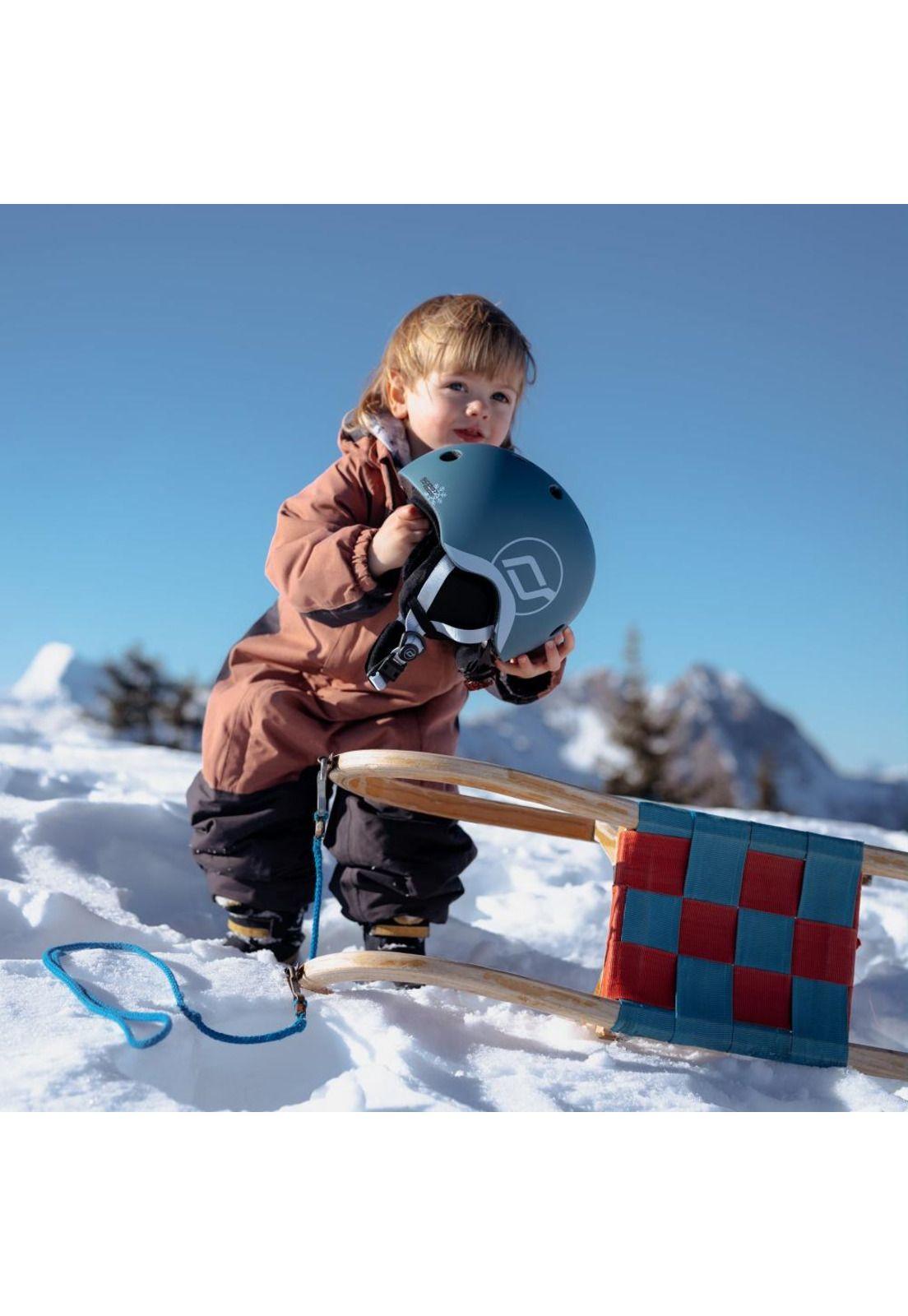 Casco Ajustable SKI XXS Steel Scoot and Ride-5