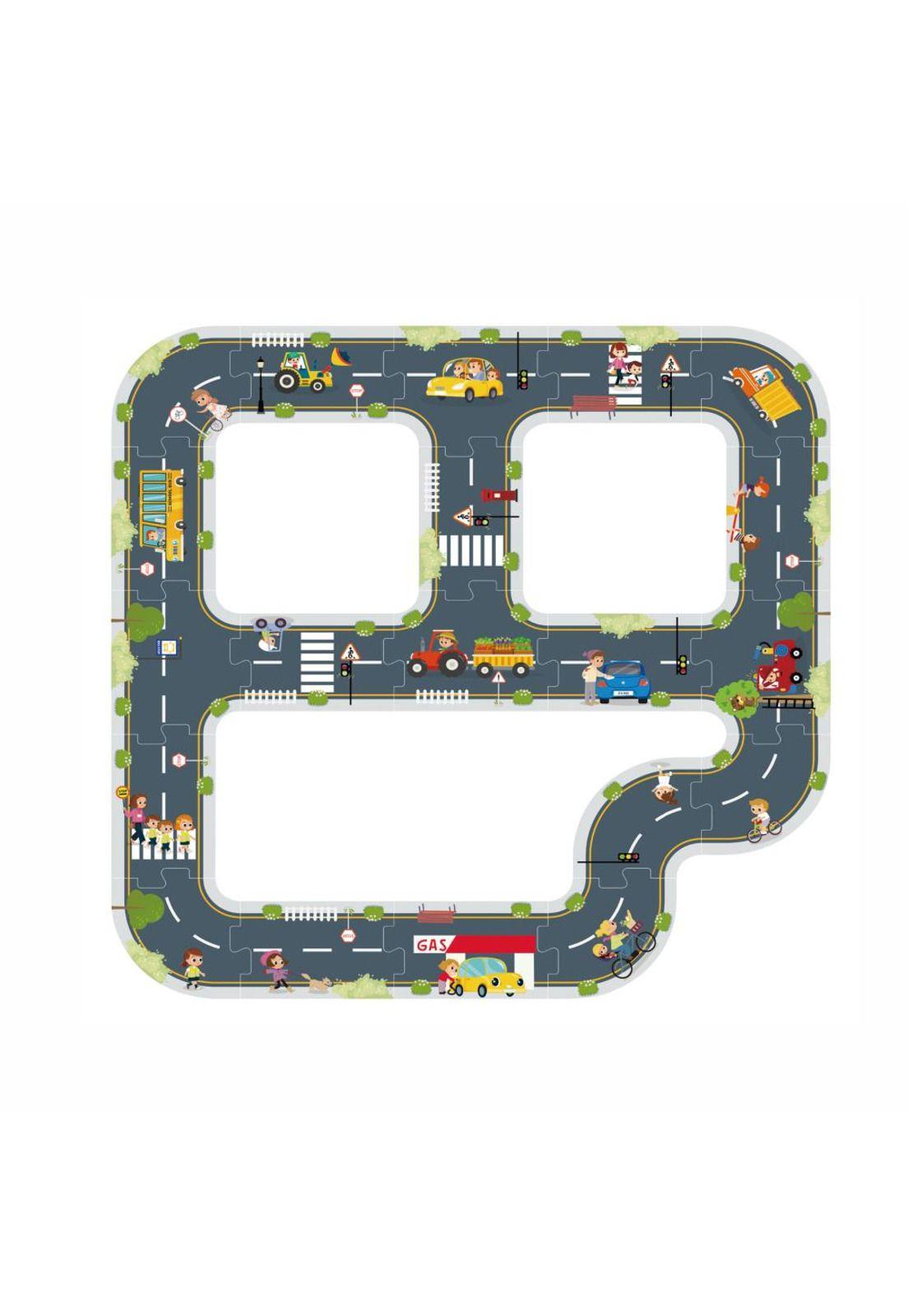 Puzzle Carretera de Ciudad Tooky Toy-2