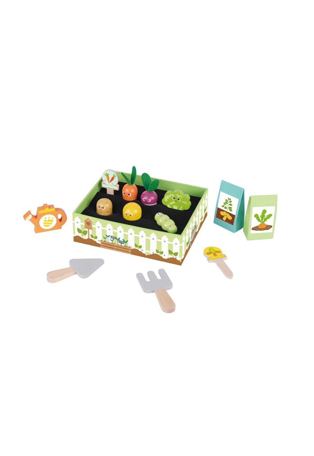 Juego Didáctico Huerto de Madera Tooky Toy-0