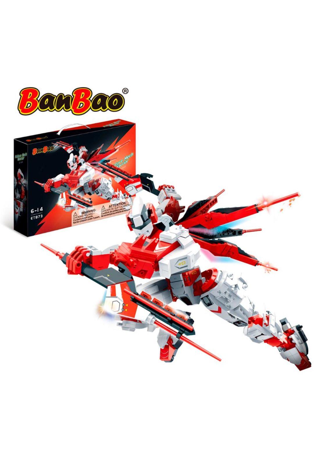 Set de Bloques Robot Future Mech Warrior Ertek Rojo BanBao-2