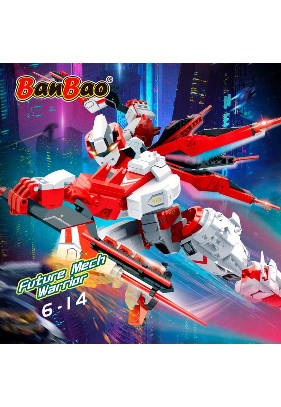 Set de Bloques Robot Future Mech Warrior Ertek Rojo BanBao-3