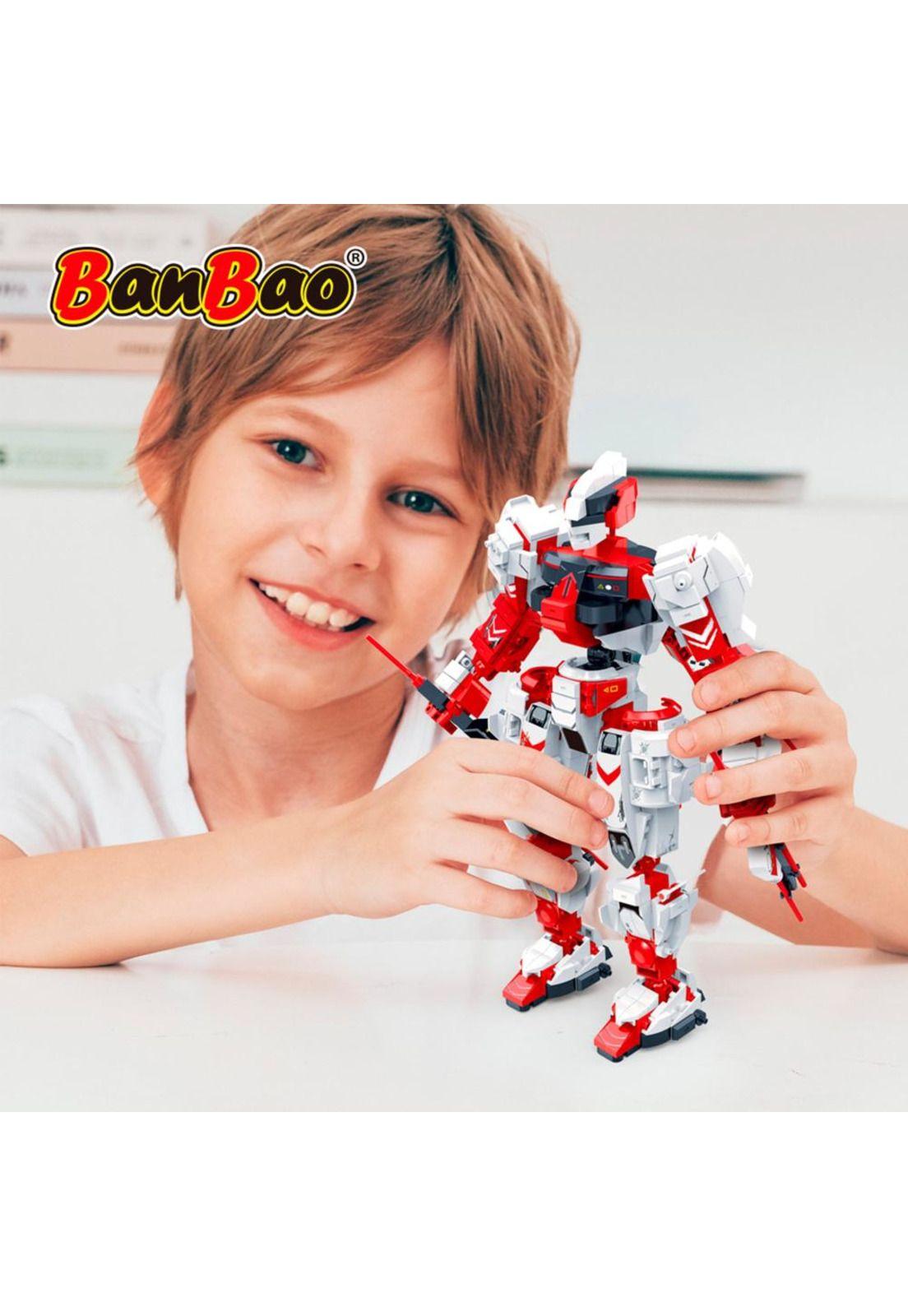Set de Bloques Robot Future Mech Warrior Ertek Rojo BanBao-6