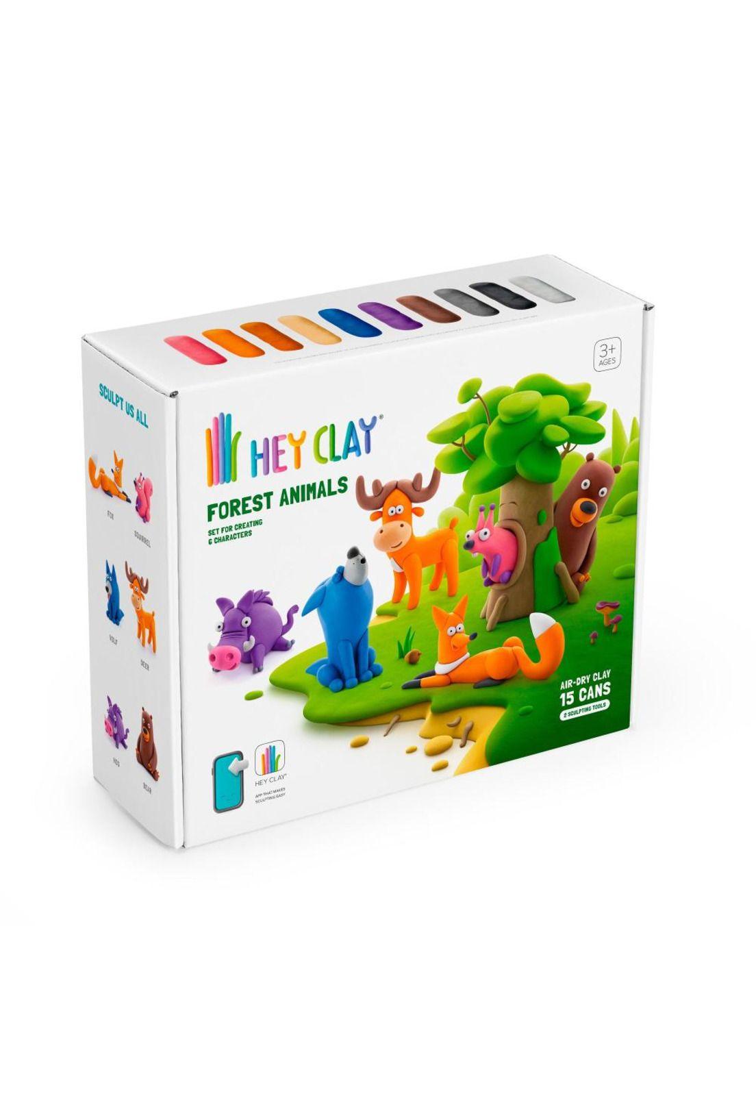 Animales del Bosque: 15 Potes Hey Clay-0