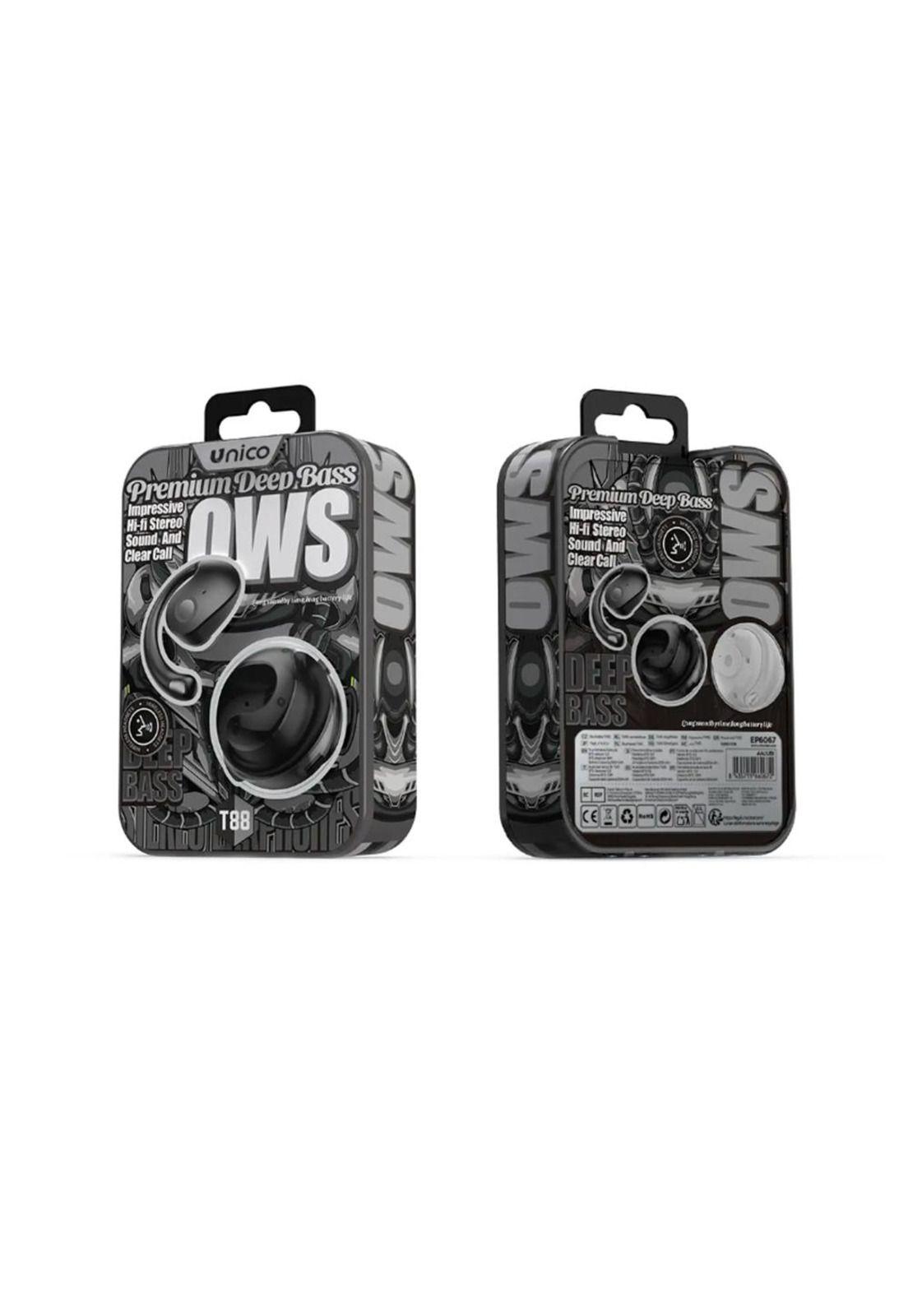 Audifonos Inalámbricos OWS Premium Deep Gris Oscuro Bass Unico-2