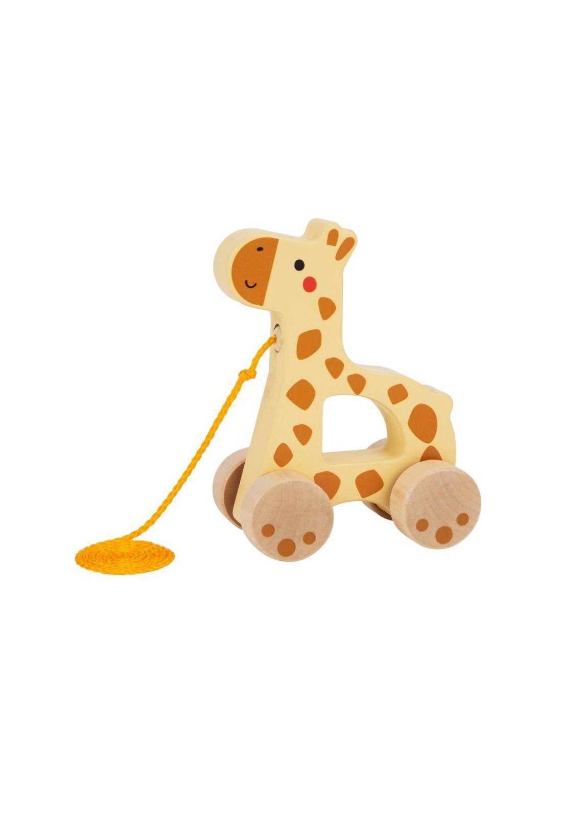 Jirafa de Madera para Arrastrar Tooky Toy-2