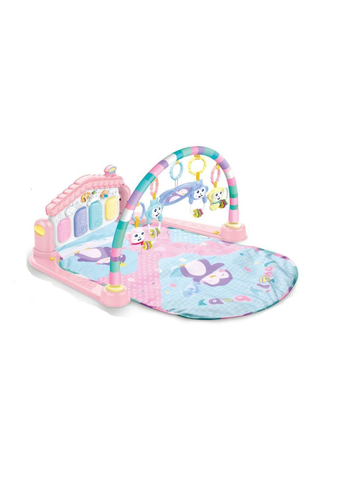 Gimnasio Infantil 3 en 1 Rosado Huanger-0