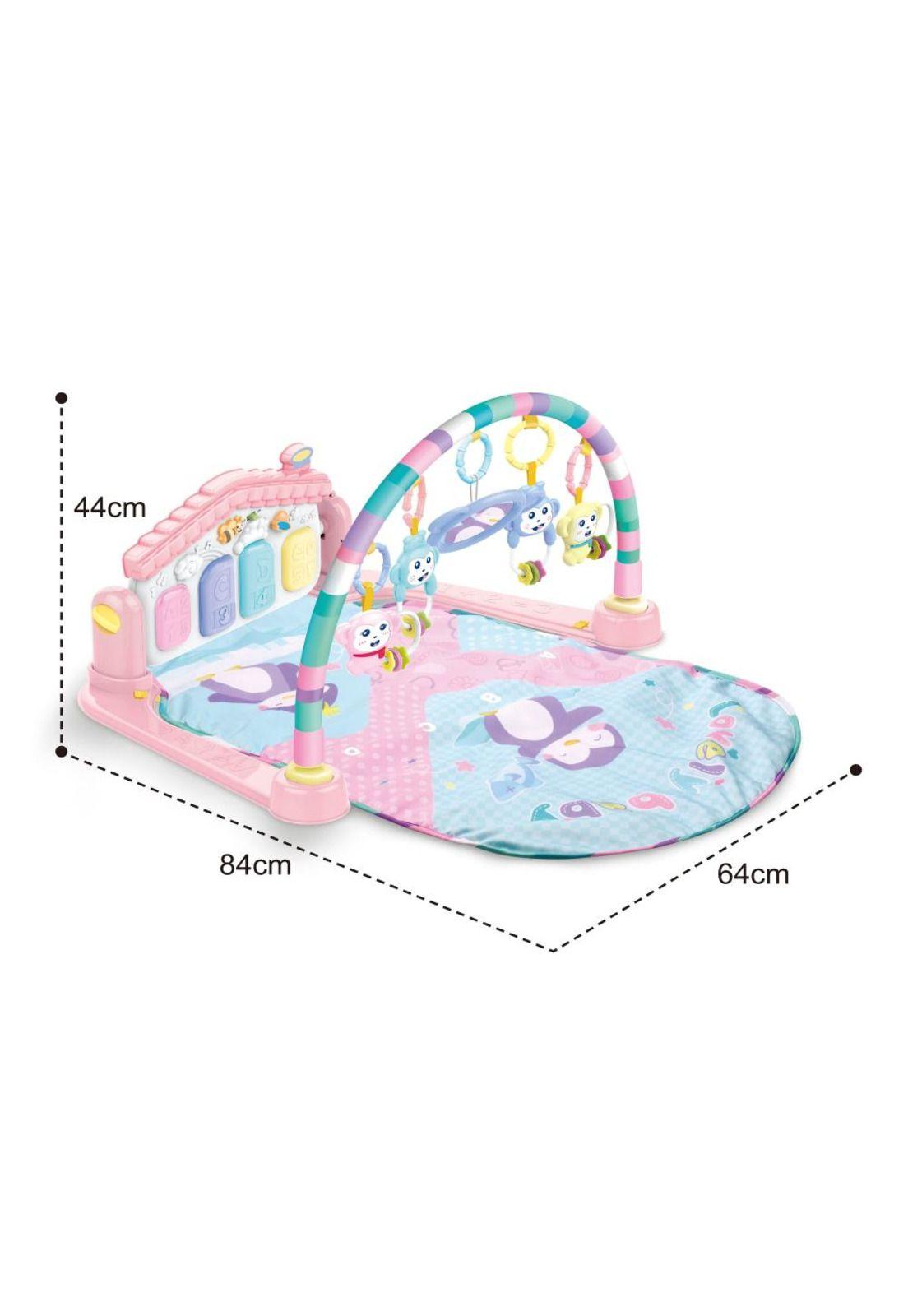 Gimnasio Infantil 3 en 1 Rosado Huanger-1