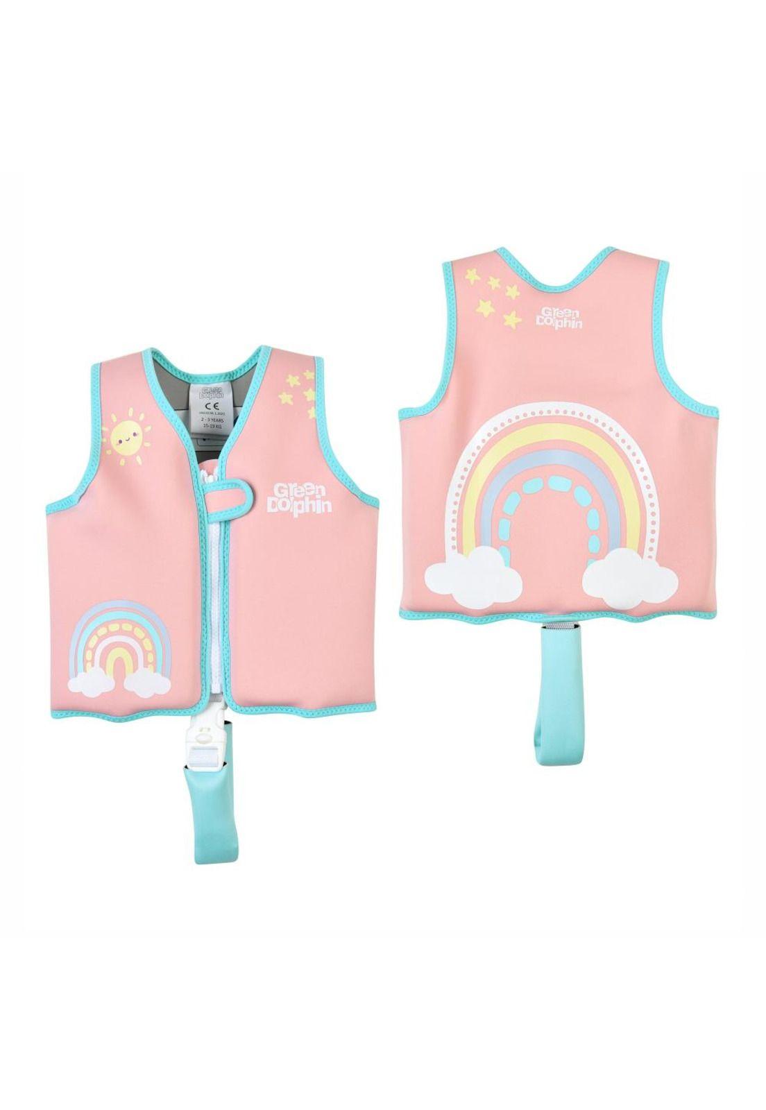 Chaleco Flotador Infantil Palorosa Pequeño 15 a 19 kg Green Dolphin-2