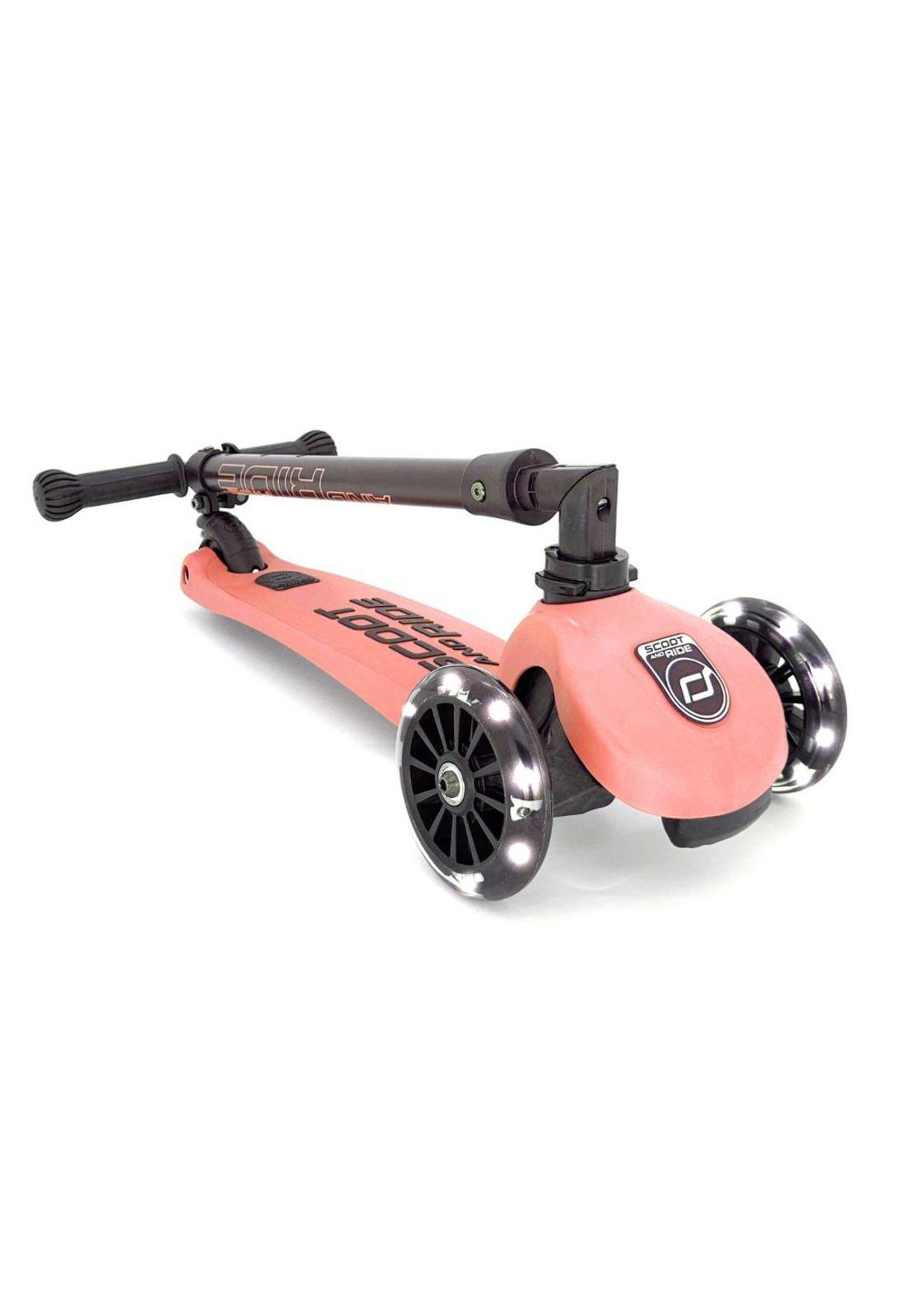Scooter Highwaykick 3 LED Peach Scoot And Ride-1