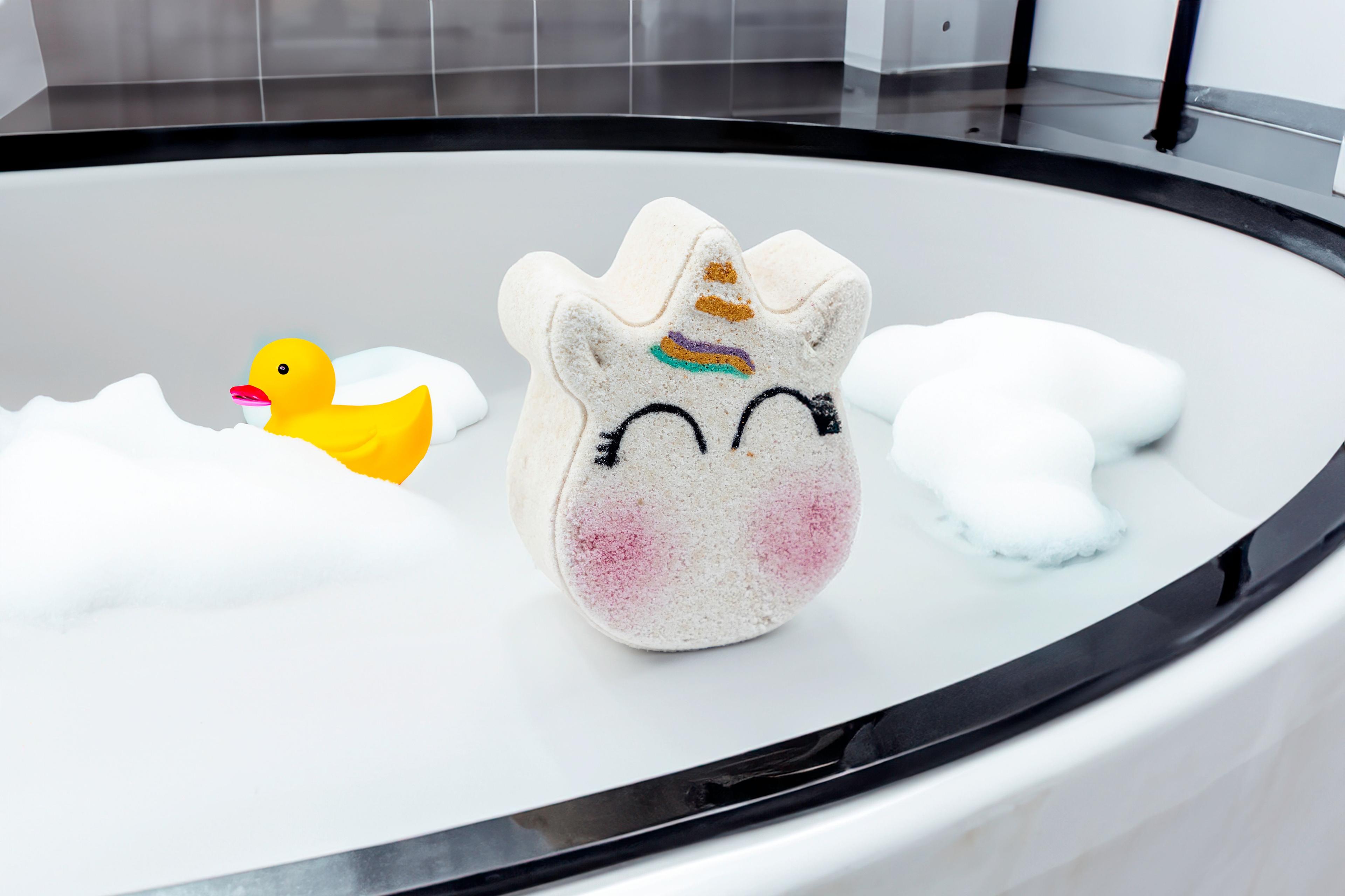 Bomba De Baño Efervescente Unicornio de Sandía -1