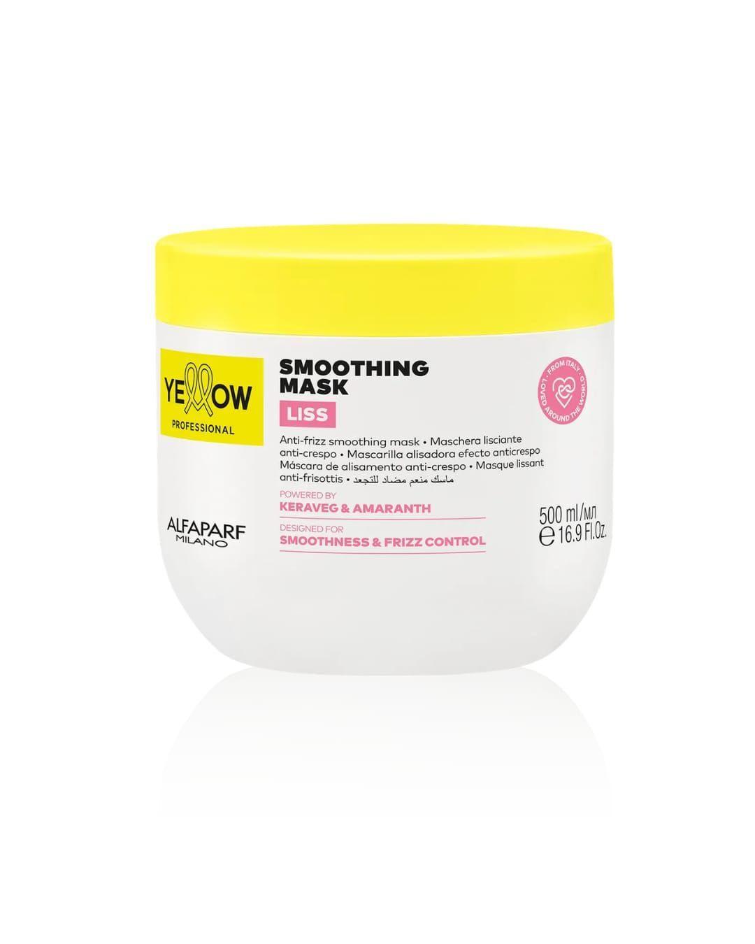 MASCARILLA ALISADORA CABELLO REBELDE YELLOW LISS ALFAPARF 500 ML-0