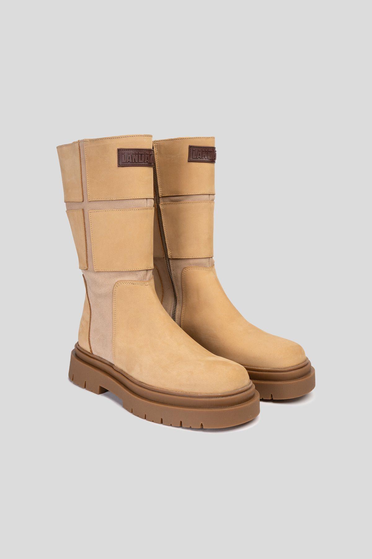 Bota Cuero Reah Camel Caramelo Landazuri-1