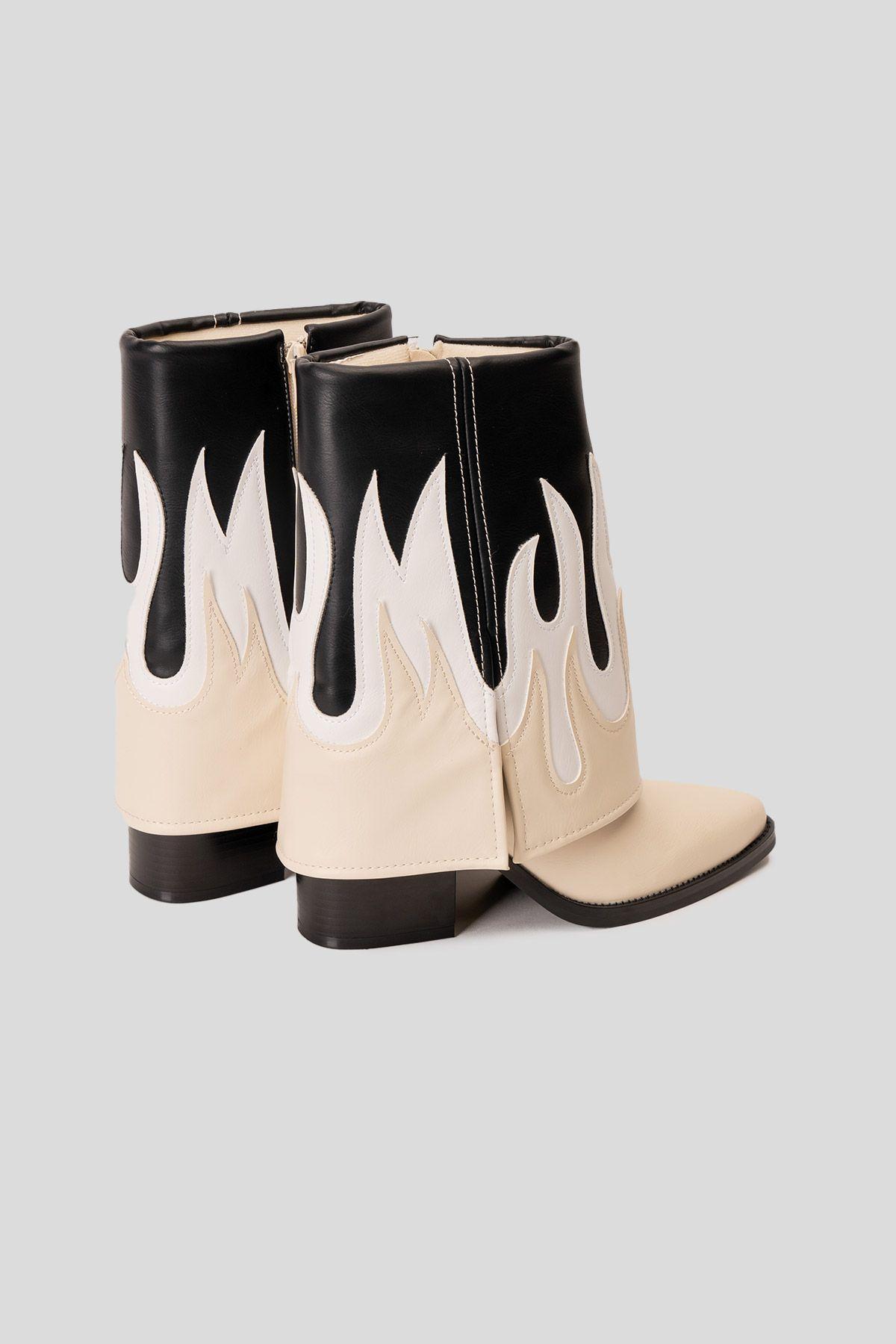 Bota Mujer Beige Loira Zameta-3