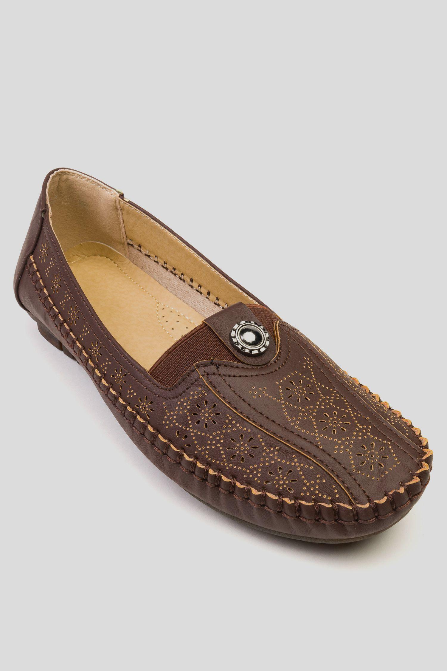 Ballerina Mujer Café Oscuro Nana Chancleta-2