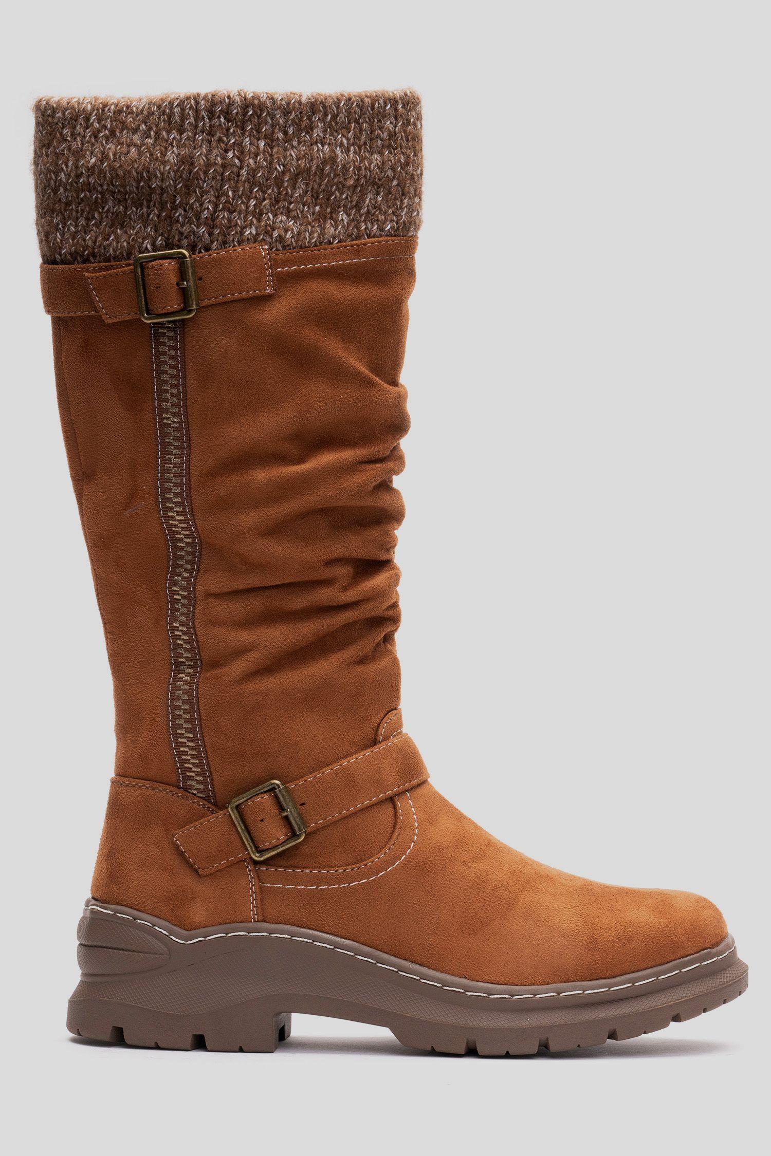 Bota Mujer Camel Kluna Chancleta-0