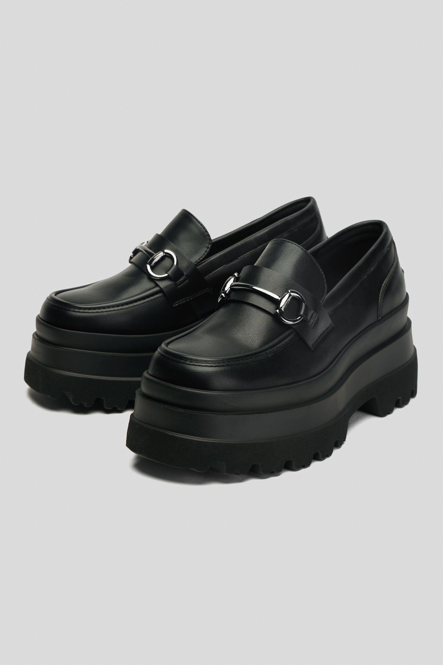 Mocasín Mujer Negro Leonie Chinitown-0