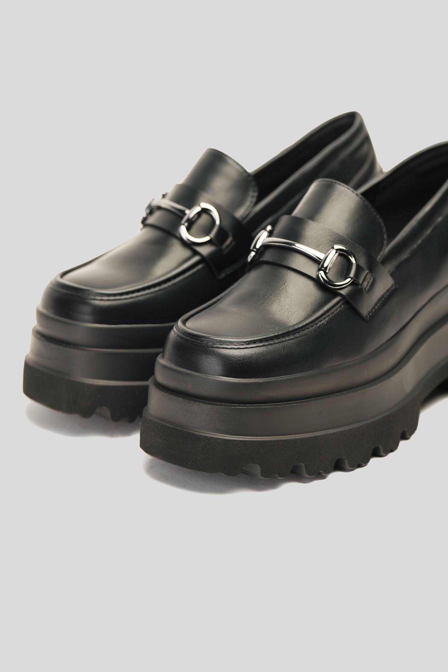 Mocasín Mujer Negro Leonie Chinitown-5